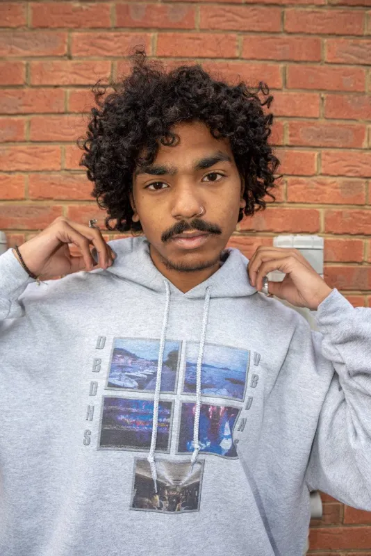 Hoodie in Sport Grey With Croatia Festival Print sold by Dream But Do Not Sleep