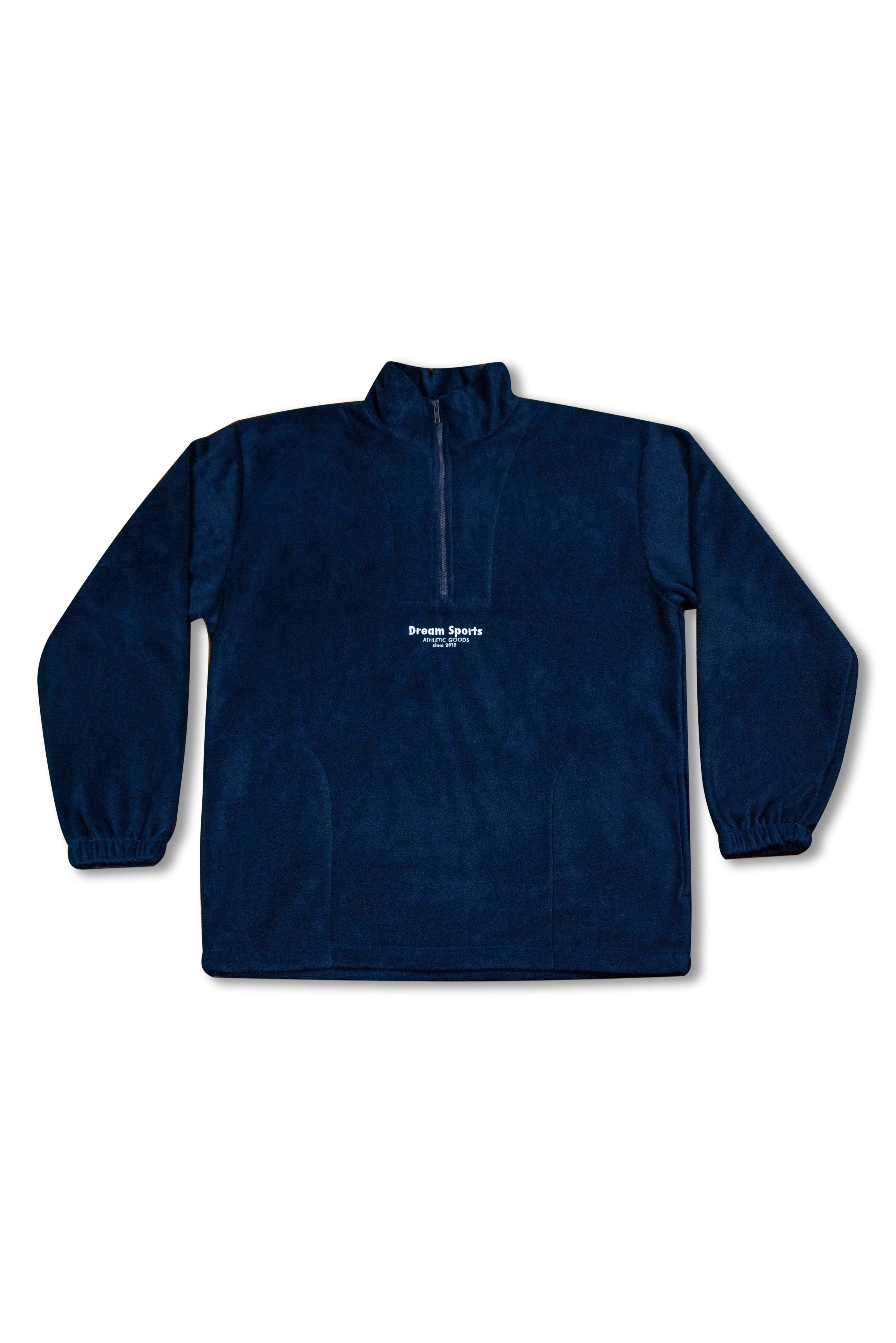 1/4 Zip Fleece in Navy with Dream Sports Tonal Logo Embroidery sold by Dream But Do Not Sleep