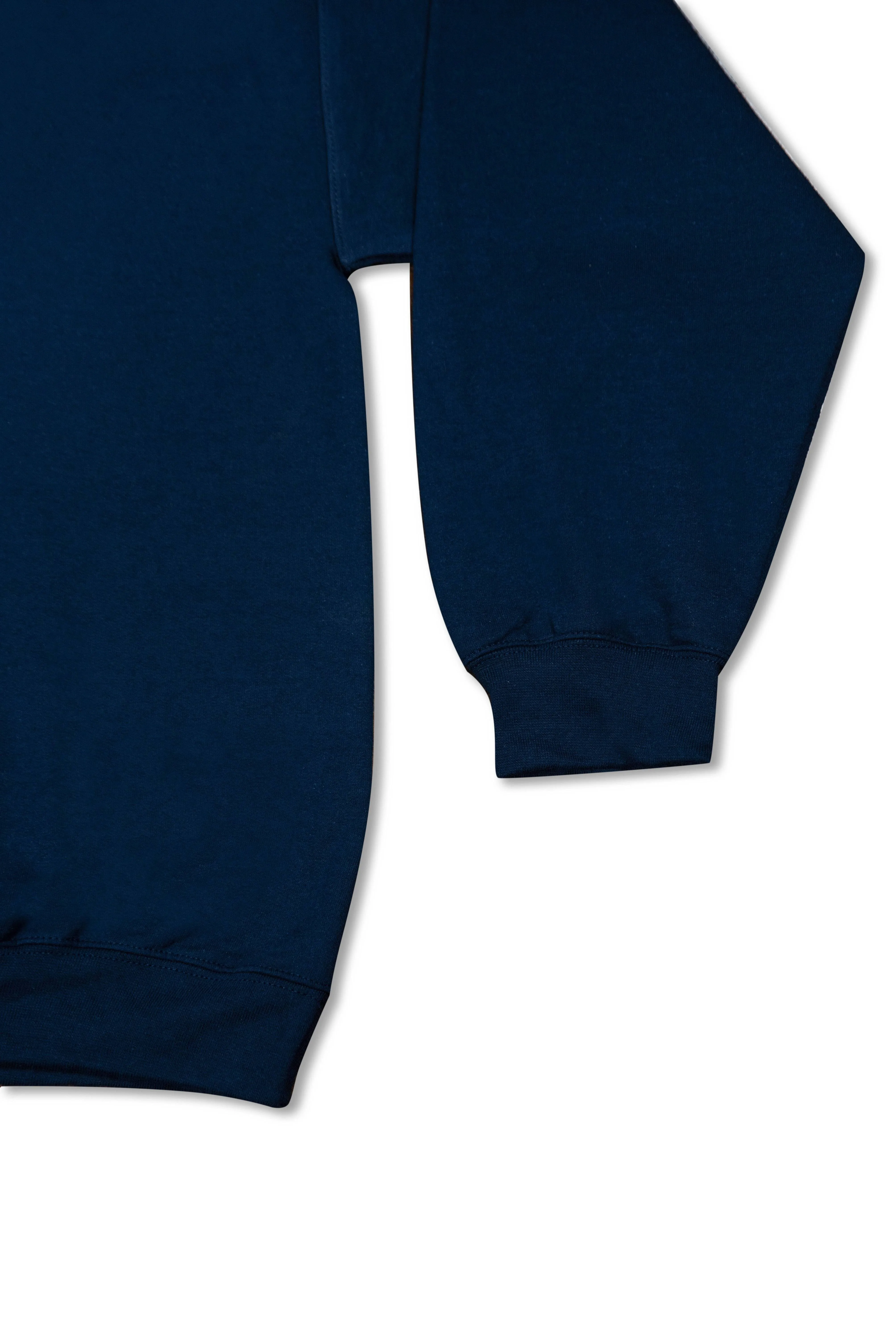 1/4 Zip Sweatshirt in Navy with Dream Sports Tonal Logo Embroidery sold by Dream But Do Not Sleep product image thumbnail 5