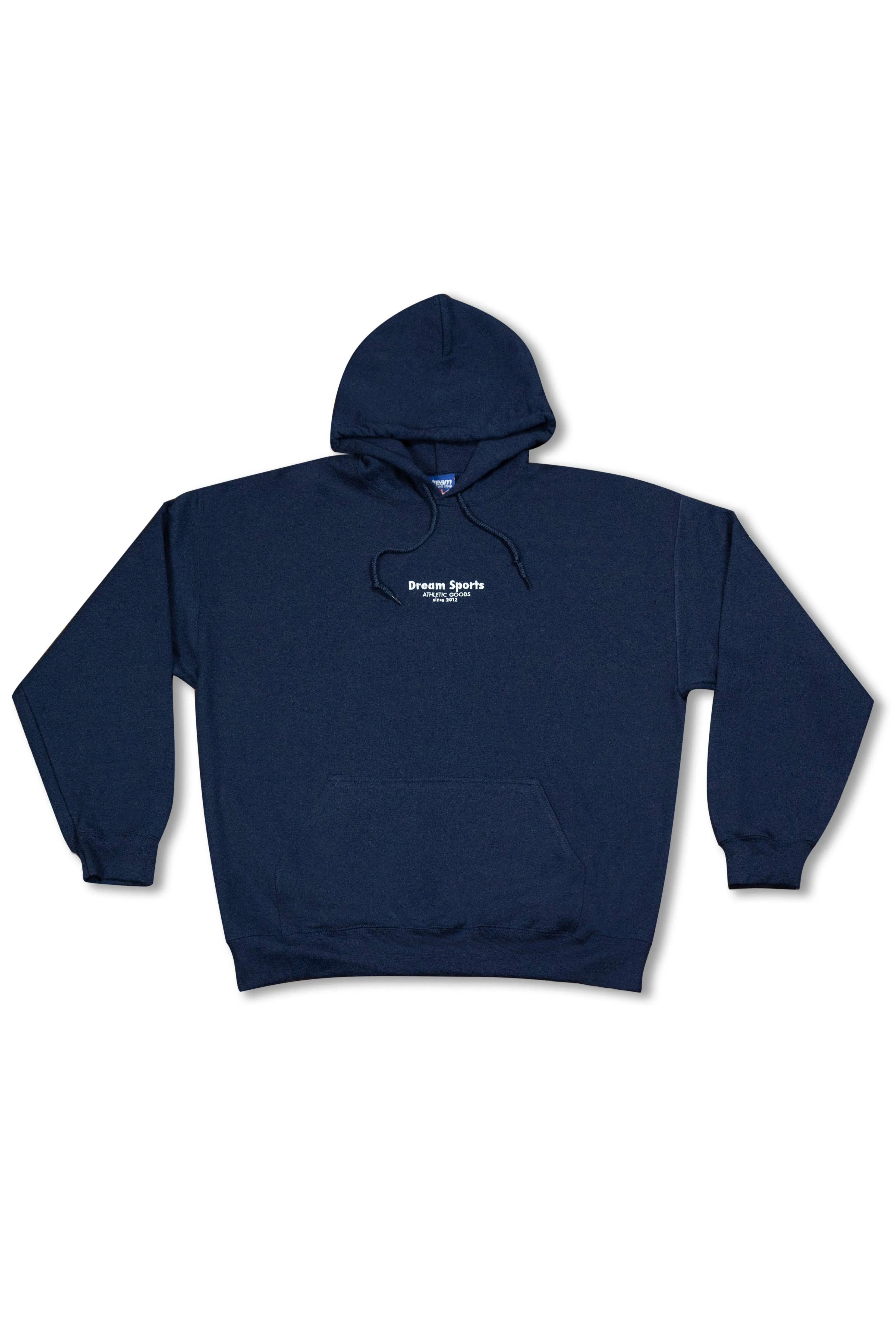 Hoodie in Navy with Dream Sports Tonal Logo Embroidery sold by Dream But Do Not Sleep