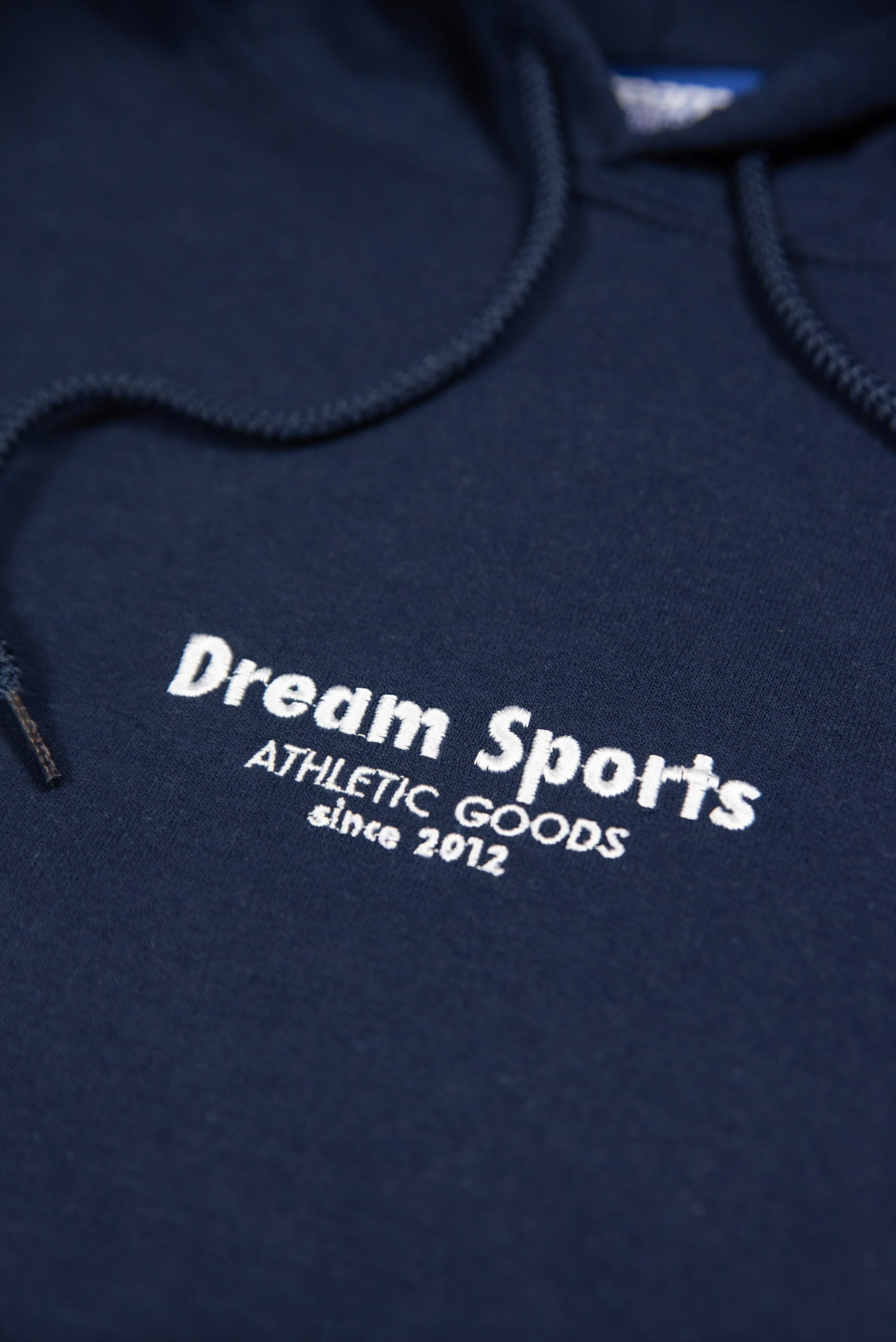 Hoodie in Navy with Dream Sports Tonal Logo Embroidery sold by Dream But Do Not Sleep product image thumbnail 3