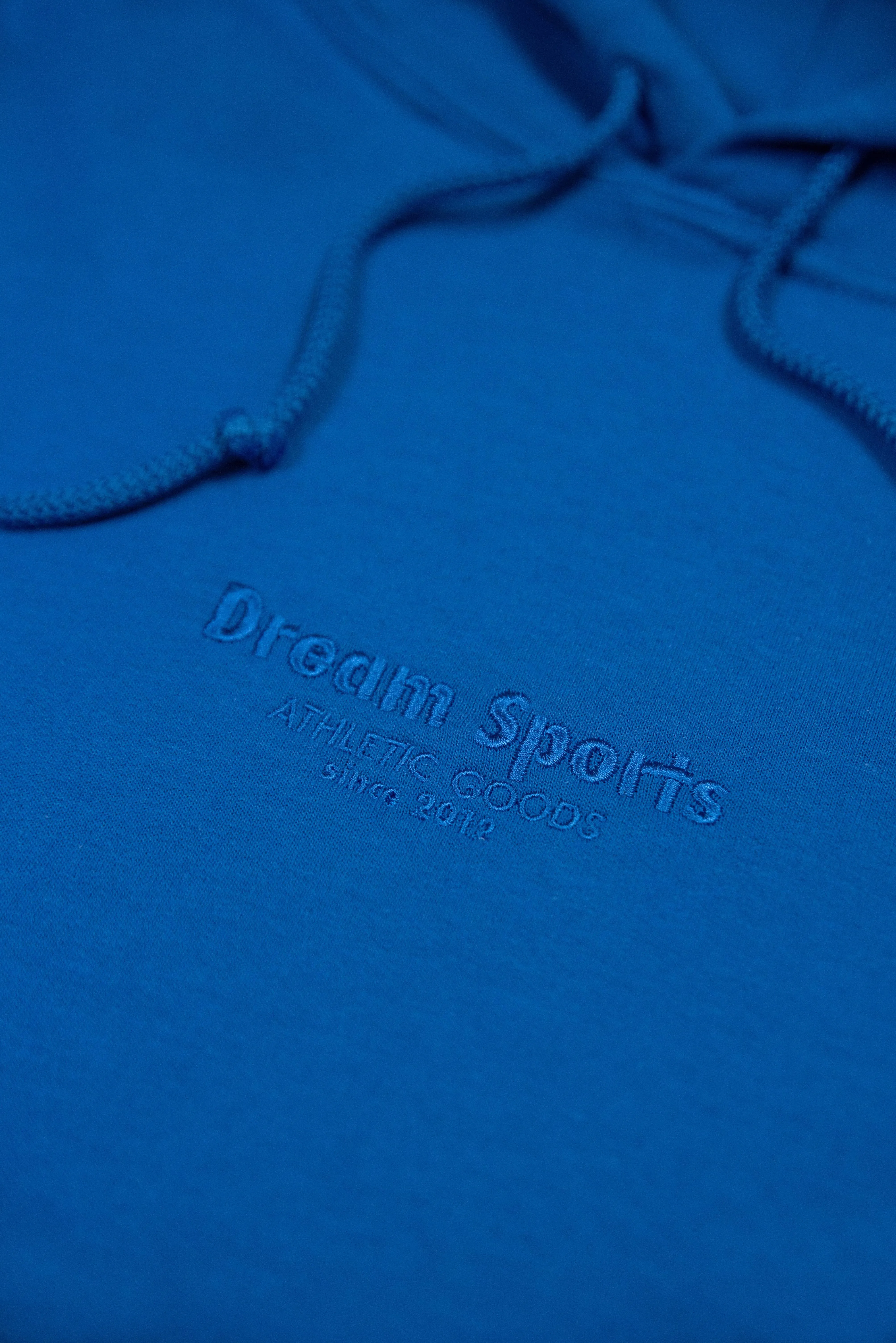 Hoodie in Royal Blue with Dream Sports Tonal Logo Embroidery sold by Dream But Do Not Sleep product image thumbnail 3