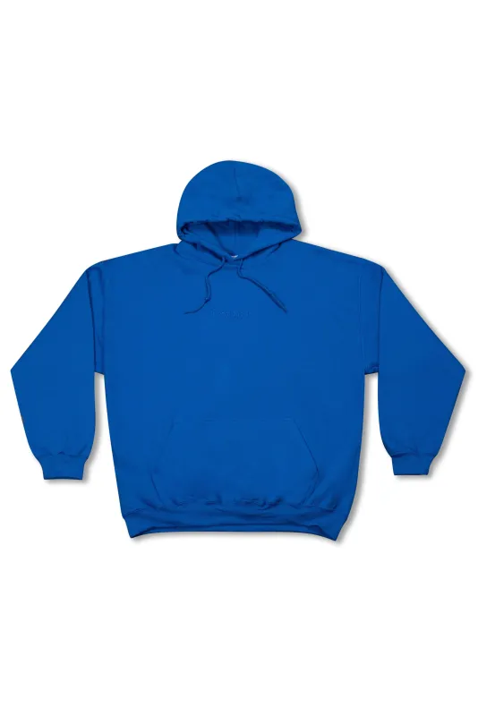 Hoodie in Royal Blue with Dream Sports Tonal Logo Embroidery sold by Dream But Do Not Sleep