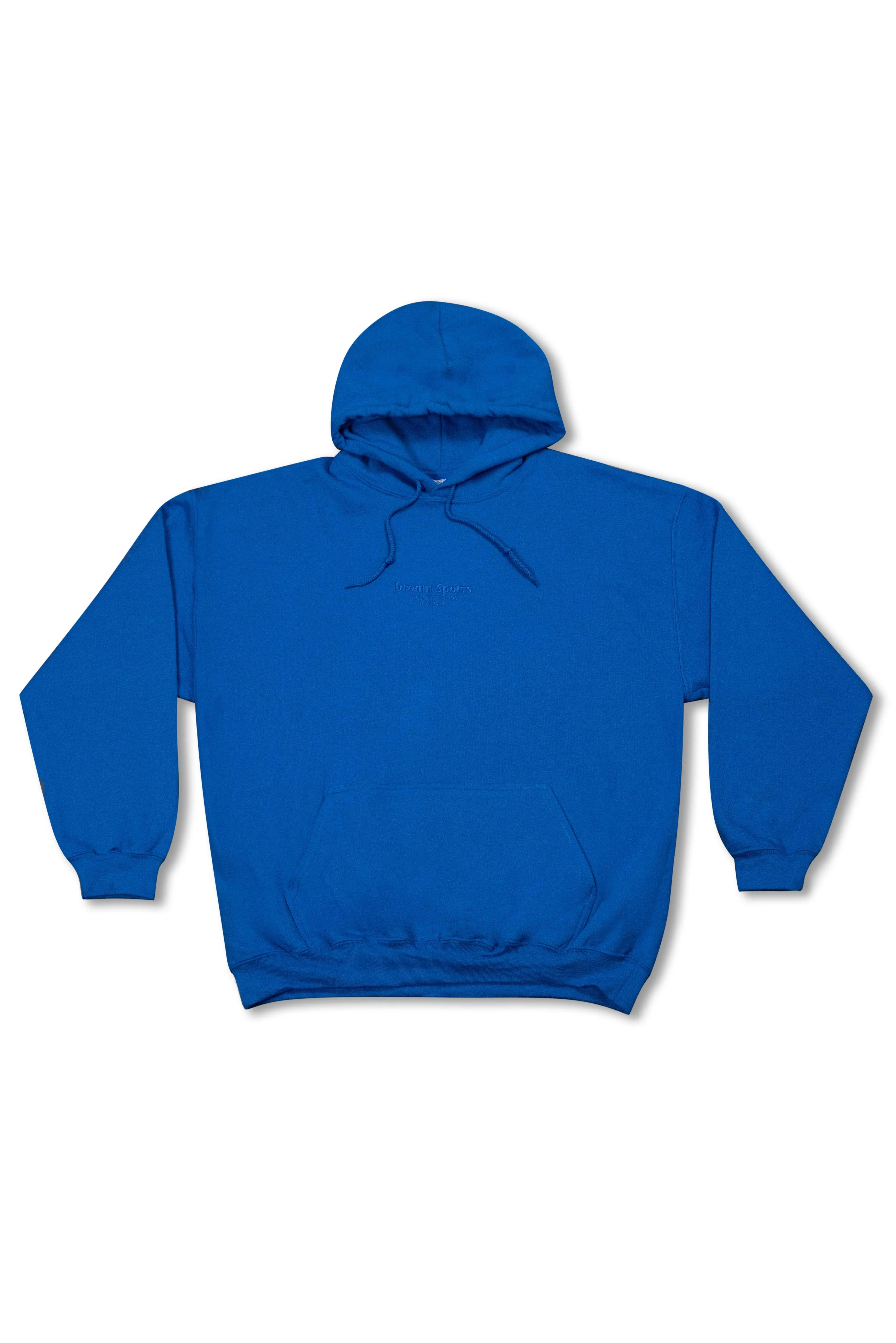 Hoodie in Royal Blue with Dream Sports Tonal Logo Embroidery sold by Dream But Do Not Sleep