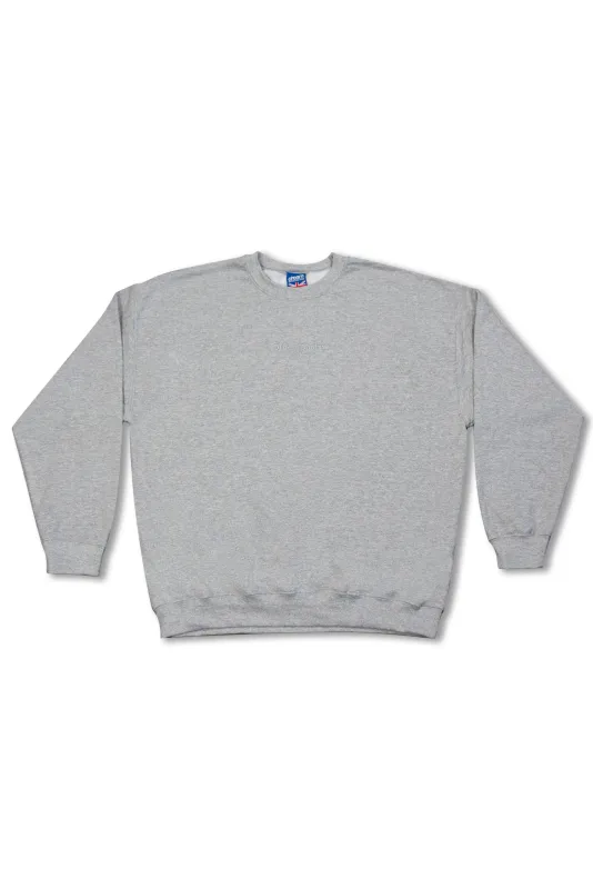 Sweatshirt in Heather Grey Dream Sports Tonal Embroidery sold by Dream But Do Not Sleep