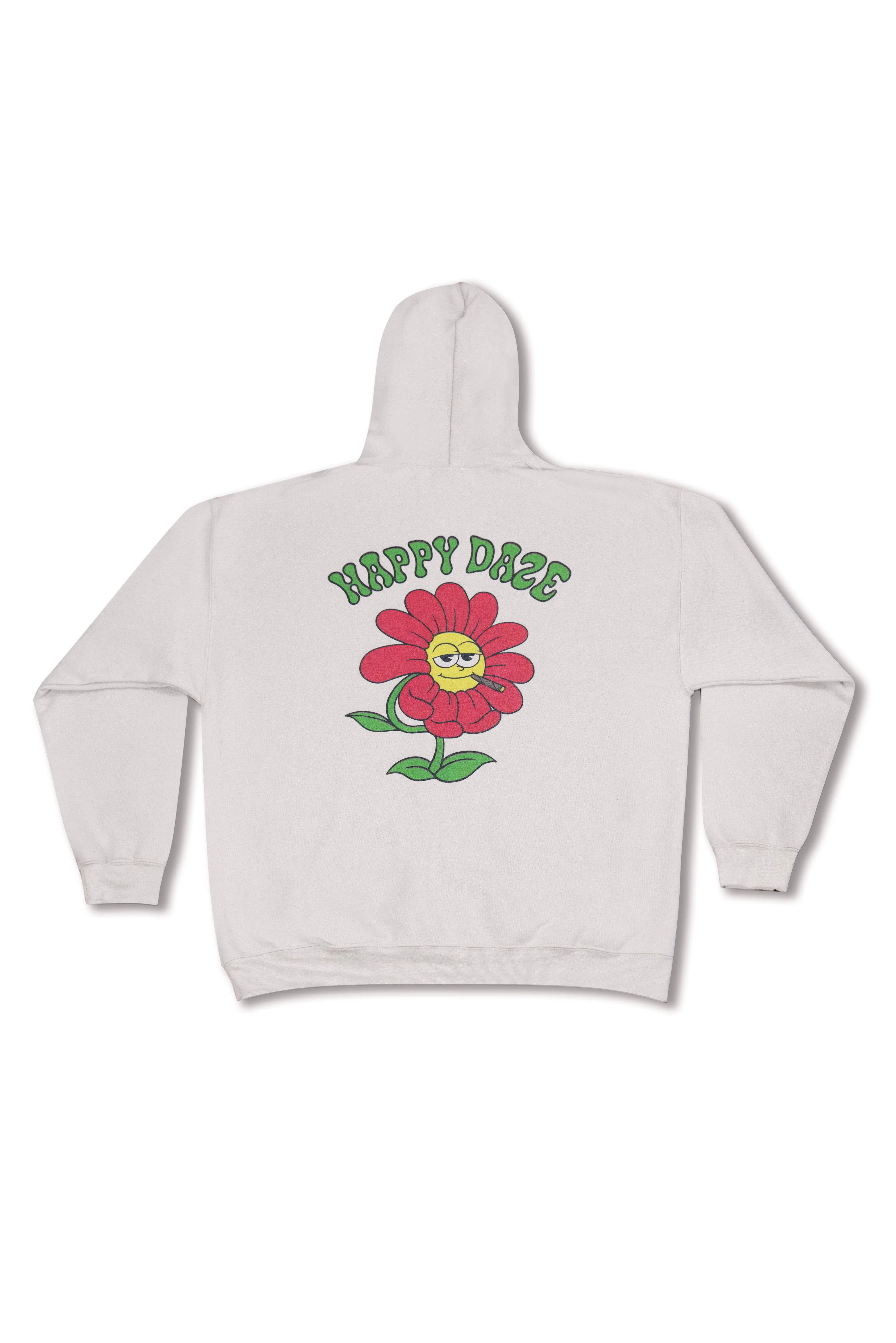 Hoodie in Sand with Happy Daze Flower Print sold by Dream But Do Not Sleep