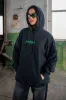 Hoodie in Black With DBDNS Logo Embroidery sold by Dream But Do Not Sleep