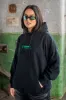 Hoodie in Black With DBDNS Logo Embroidery sold by Dream But Do Not Sleep