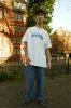 Short Sleeved T-shirt in White with Jazz Cup Print sold by Dream But Do Not Sleep