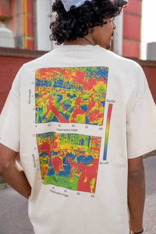 T-Shirt in Sand With Infrared Print sold by Dream But Do Not Sleep