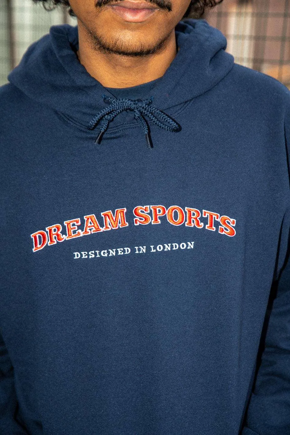 Hoodie in Navy with Dream Sports Embroidery sold by Dream But Do Not Sleep product image thumbnail 3
