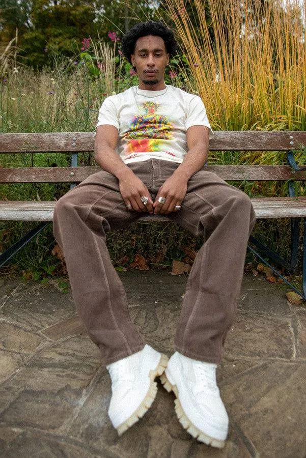 Short Sleeved T-Shirt in Neutral With Lost In Motion Infrared Print sold by Dream But Do Not Sleep product image thumbnail 5