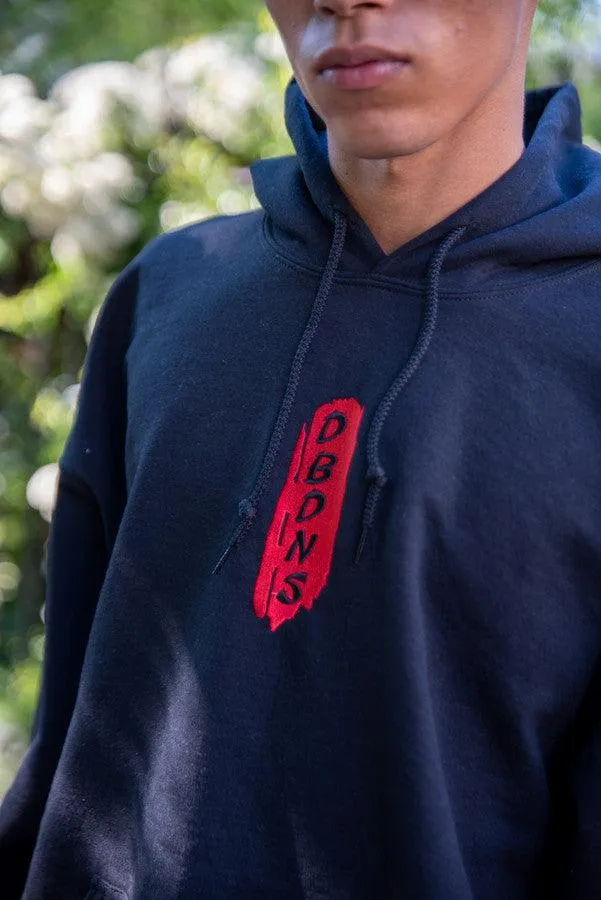 Black Hoodie With Red Dragon Embroidery sold by Dream But Do Not Sleep product image thumbnail 3