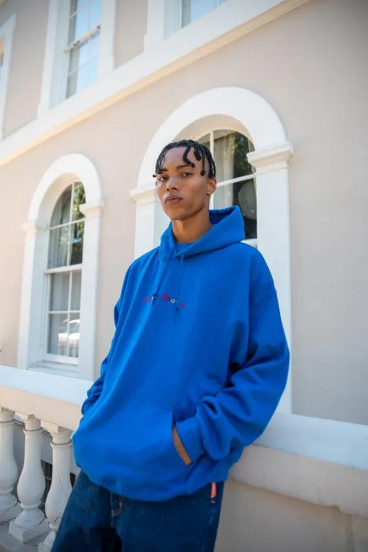 Hoodie in Royal Blue with Dream Sports Embroidery made by Dream But Do Not Sleep
