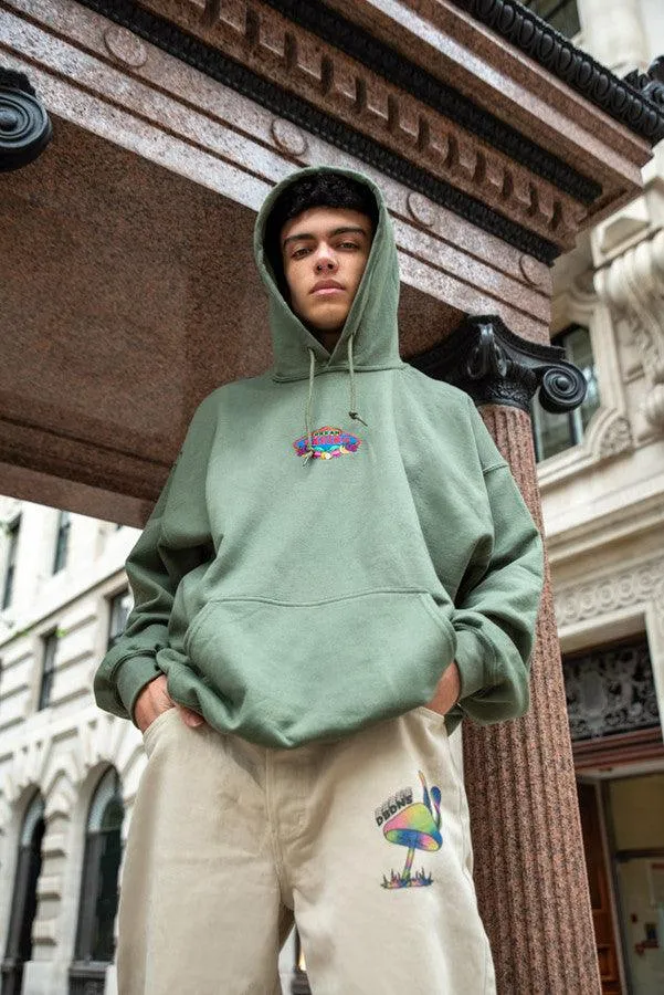 Green Hoodie With Dream Casino Embroidery sold by Dream But Do Not Sleep product image thumbnail 3