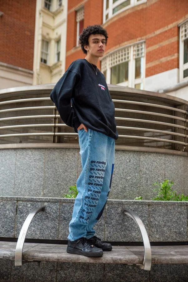 Black Sweatshirt With Dream Sports Embroidery sold by Dream But Do Not Sleep product image thumbnail 4