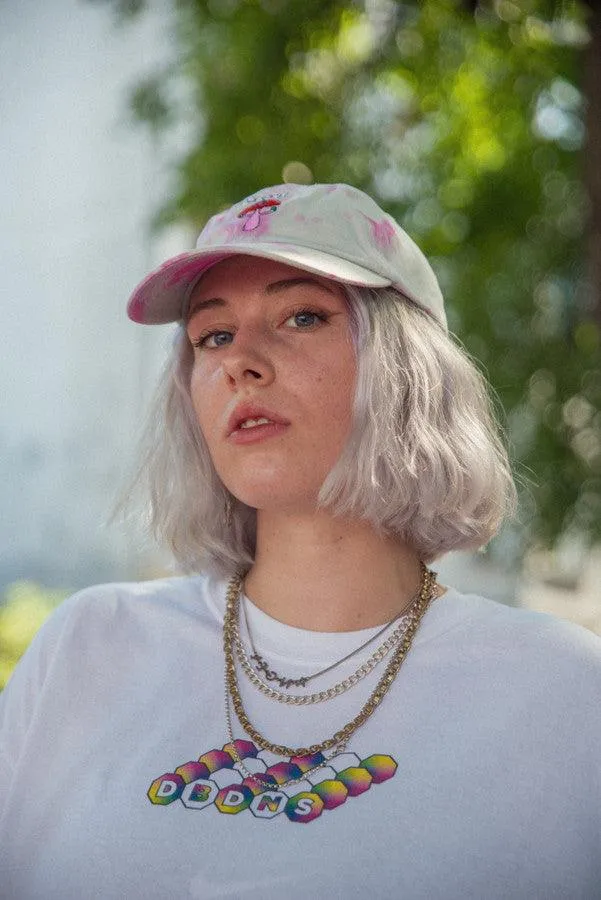 Tshirt in White with Zig-Zag Geometric Logo Print sold by Dream But Do Not Sleep product image thumbnail 2