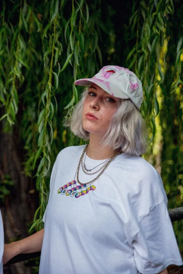 Tshirt in White with Zig-Zag Geometric Logo Print sold by Dream But Do Not Sleep product image thumbnail 3