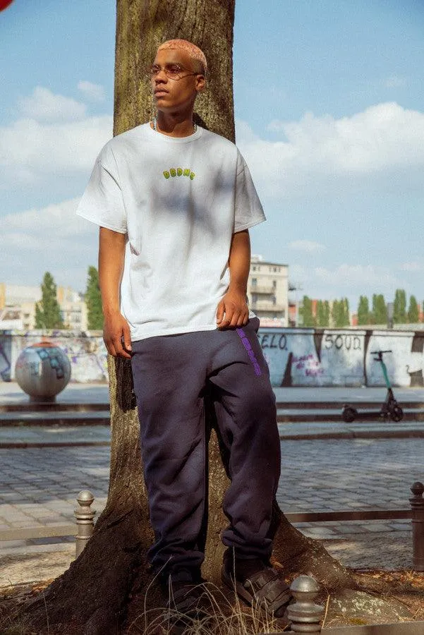 220gsm Tshirt in White with Apple Bubble Logo Print sold by Dream But Do Not Sleep product image thumbnail 2