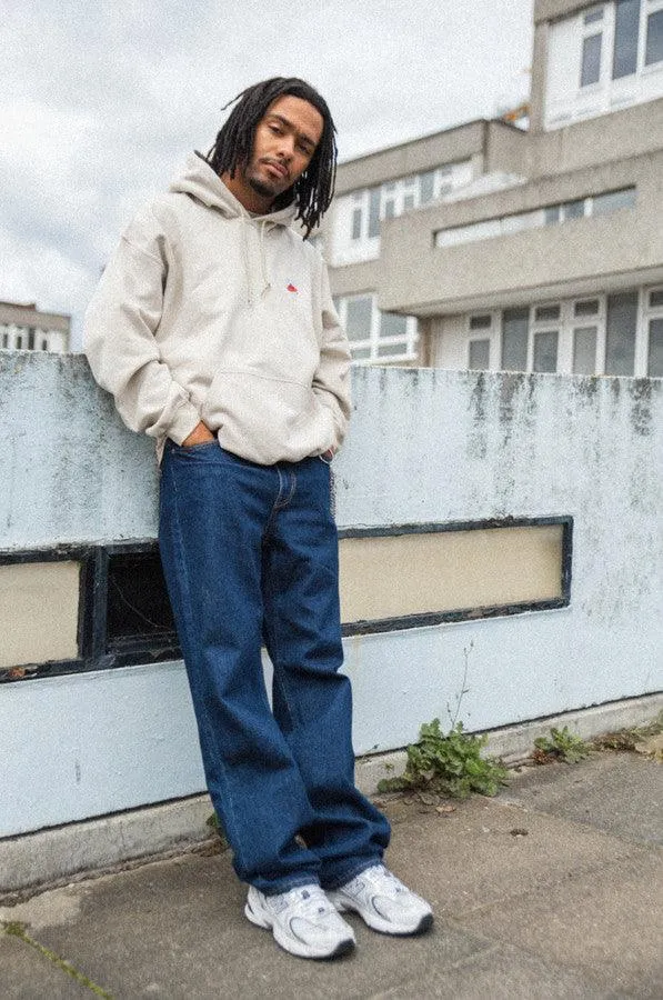 440gsm Hoodie in Sand with Bro Shroom Embroidery sold by Dream But Do Not Sleep product image thumbnail 3