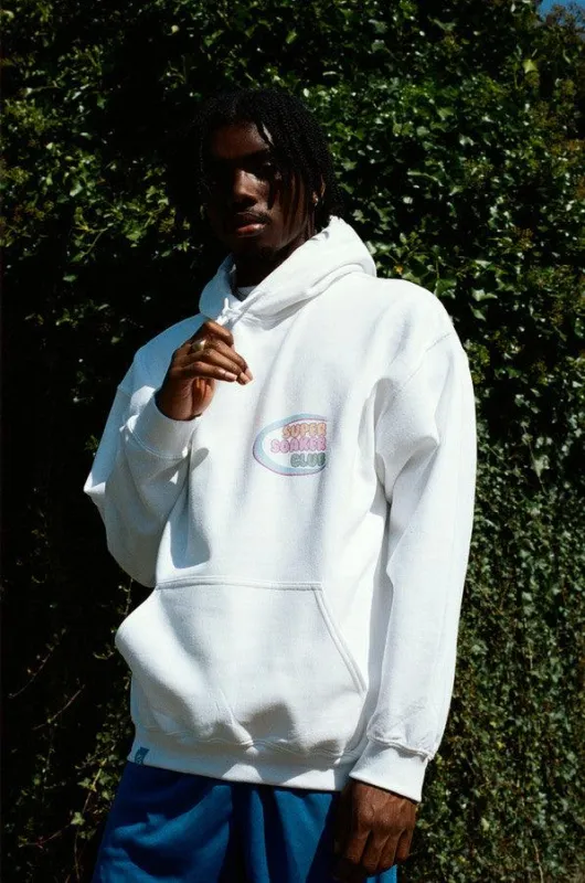 White Hoodie With Super Soaker Print sold by Dream But Do Not Sleep