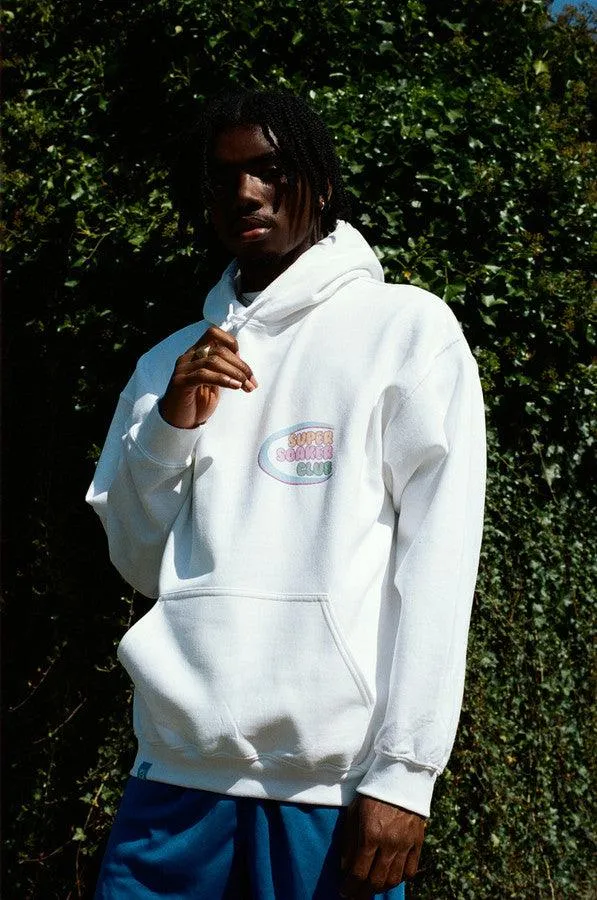 White Hoodie With Super Soaker Print sold by Dream But Do Not Sleep