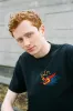Black T-shirt With Chinese Dragon Embroidered Design sold by Dream But Do Not Sleep