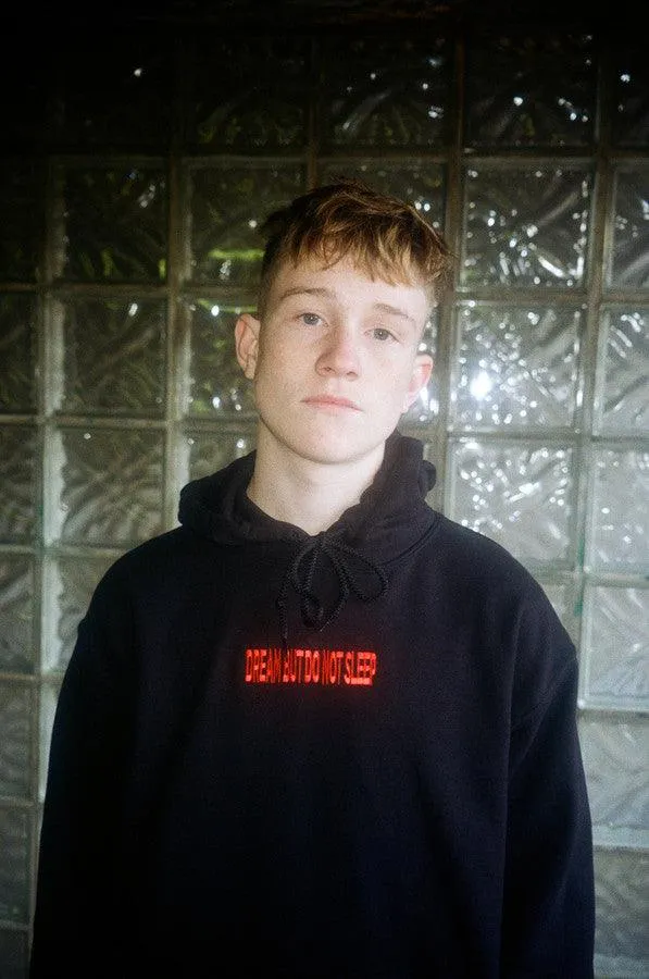 Black Hoodie With Embroidered DBDNS Logo sold by Dream But Do Not Sleep product image thumbnail 5