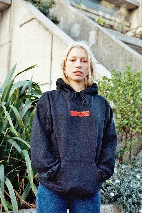 Black Hoodie With Embroidered DBDNS Logo sold by Dream But Do Not Sleep product image thumbnail 2
