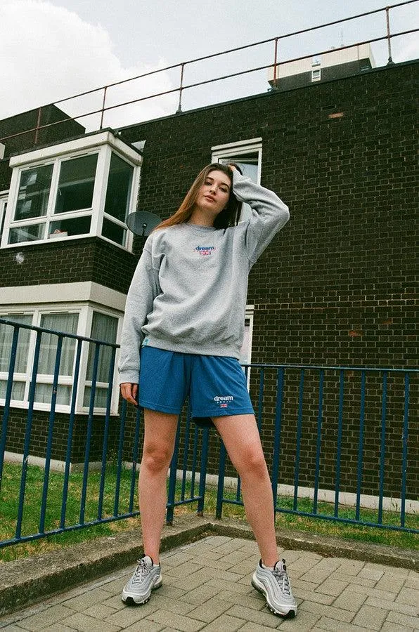 Heather Grey Sweatshirt With Dream Sports Design sold by Dream But Do Not Sleep product image thumbnail 2