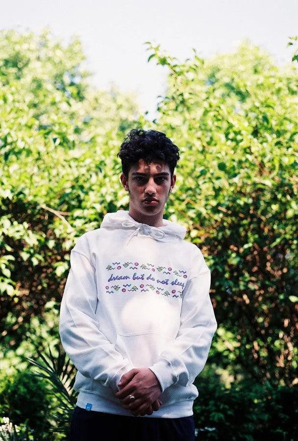 440gsm White Hoodie With 80's Geometric Design sold by Dream But Do Not Sleep product image thumbnail 5
