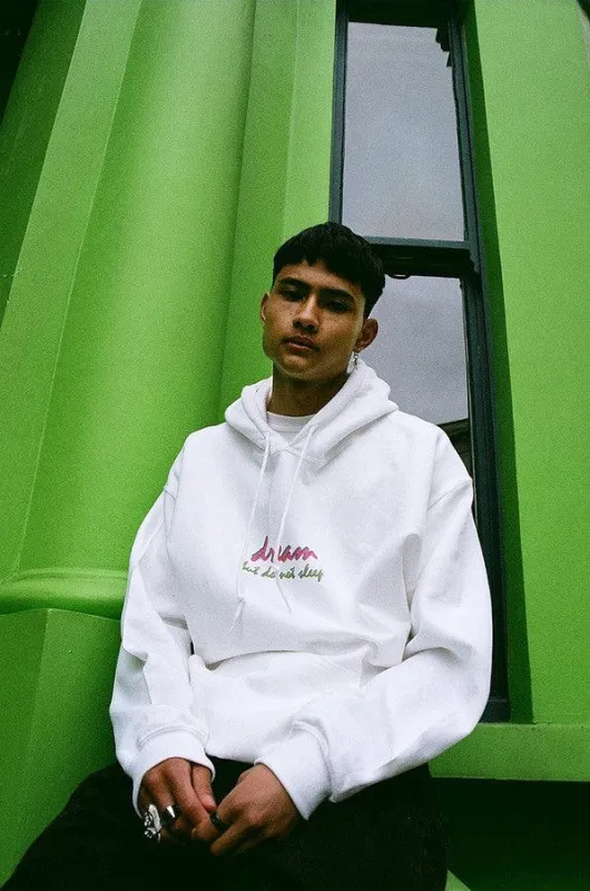 90s Logo Design On White Hoodie sold by Dream But Do Not Sleep