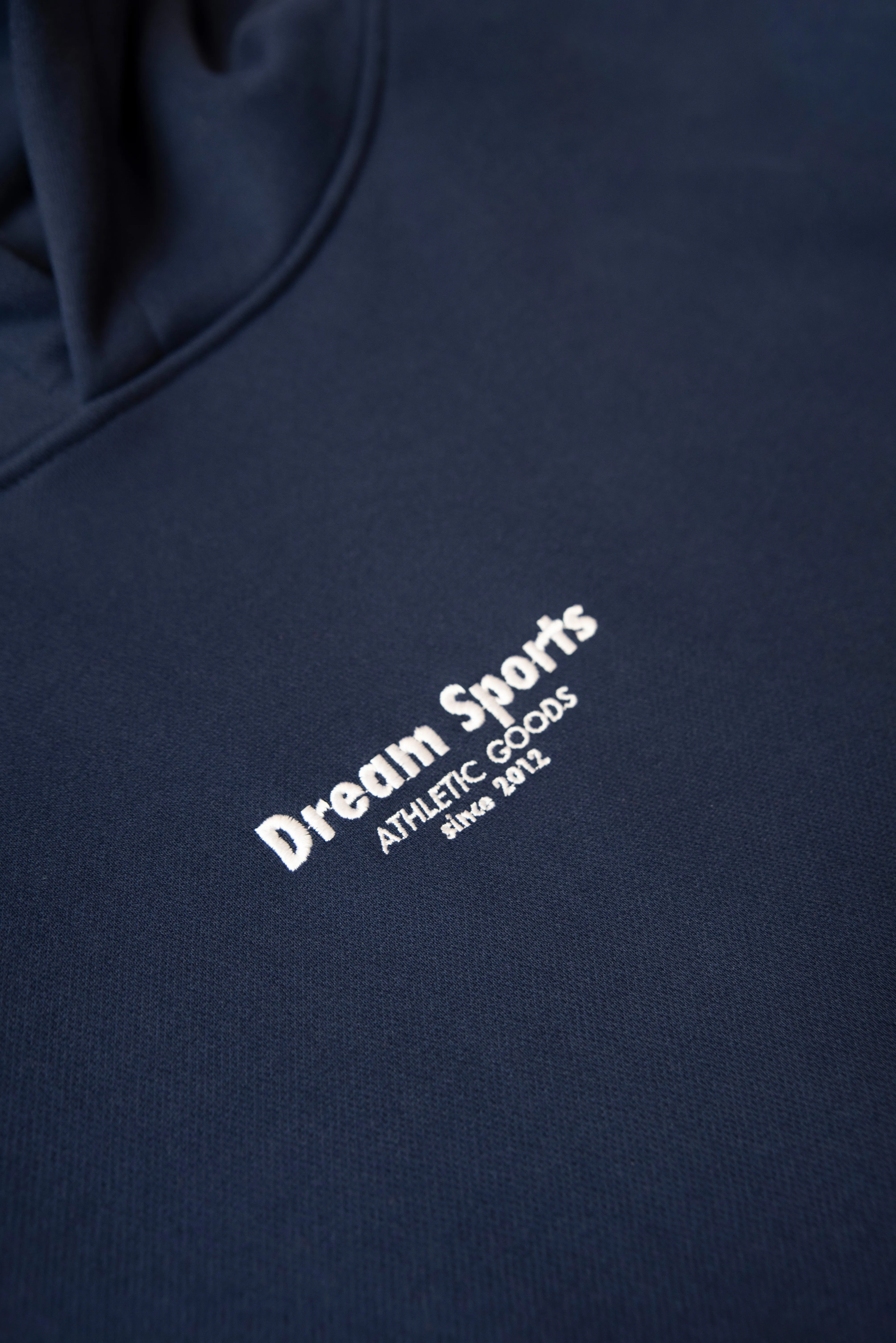 Premium Hoodie in Navy with Dream Sports Logo Embroidery sold by Dream But Do Not Sleep product image thumbnail 3