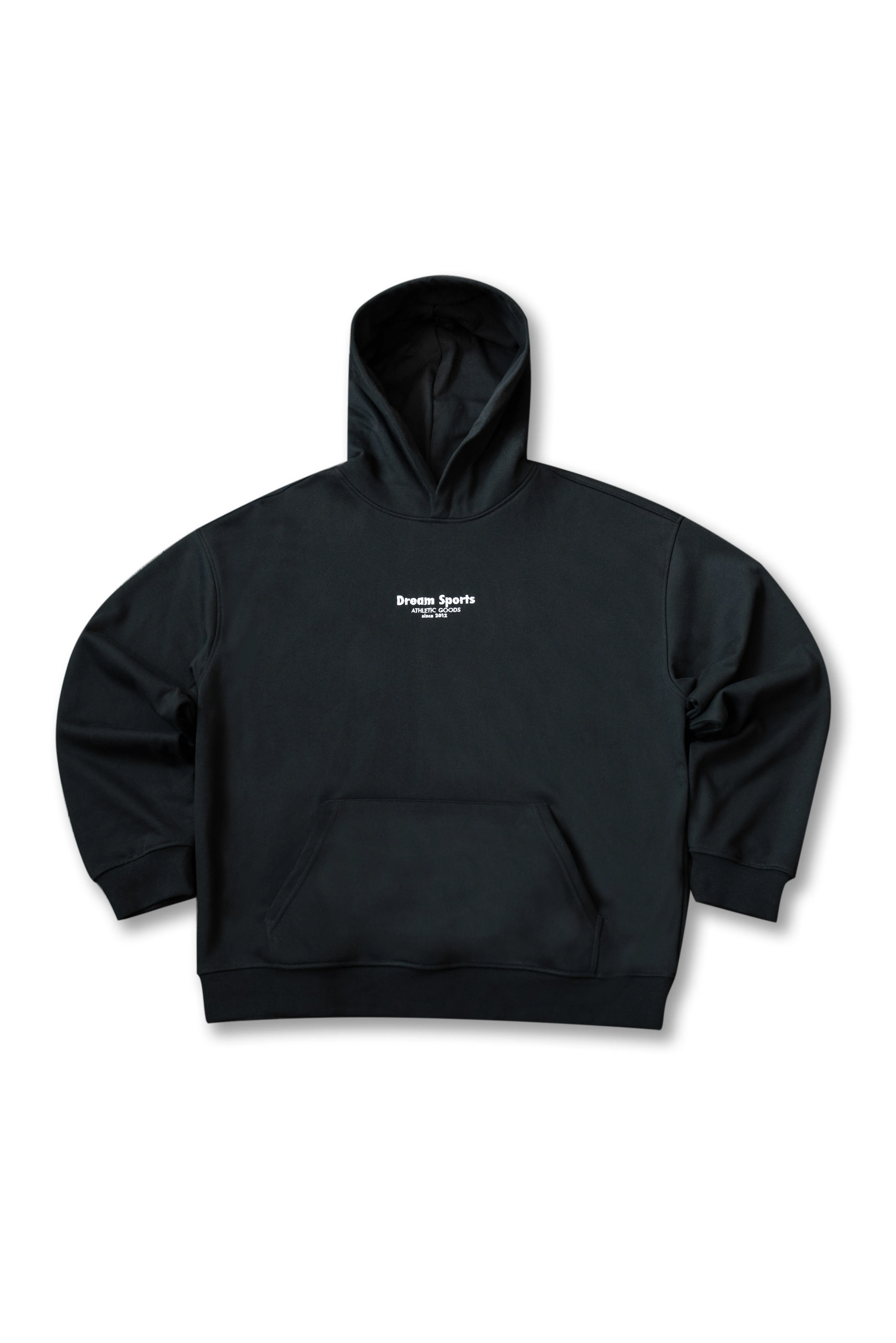 Premium Hoodie in Black with Dream Sports Logo Embroidery sold by Dream But Do Not Sleep