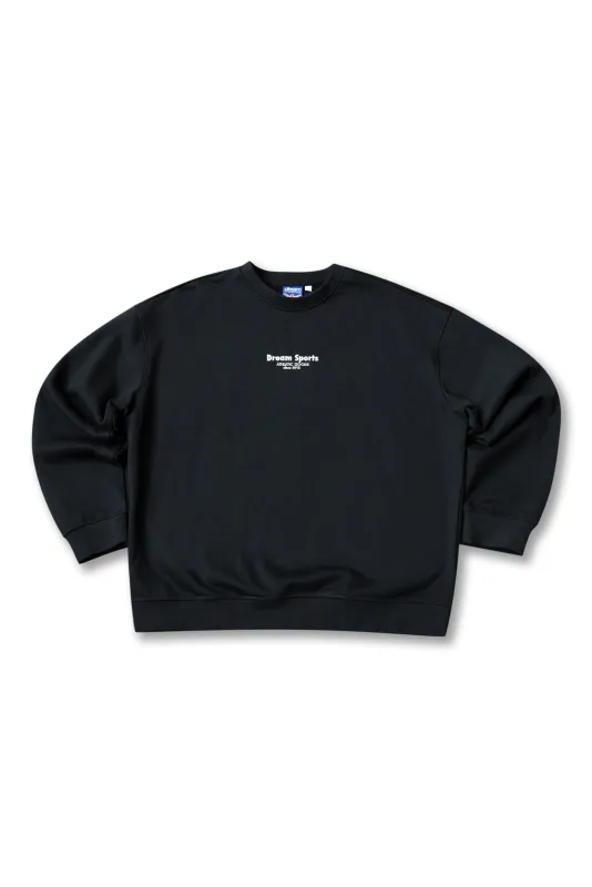 Premium Sweatshirt in Black with Dream Sports Logo Embroidery sold by Dream But Do Not Sleep