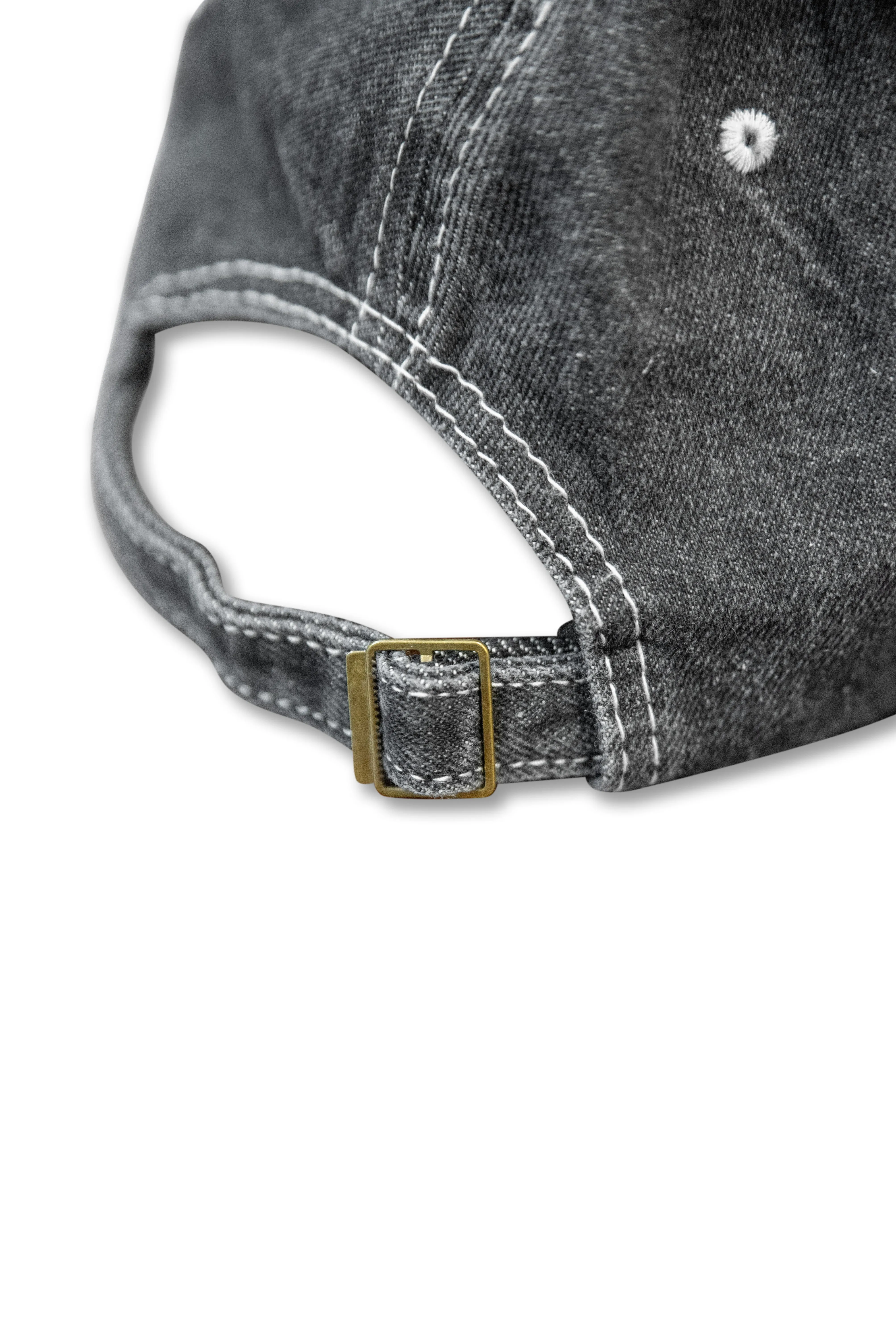 Cap In Black Y2K Distressed Denim Lollipop Embroidery sold by Dream But Do Not Sleep product image thumbnail 4