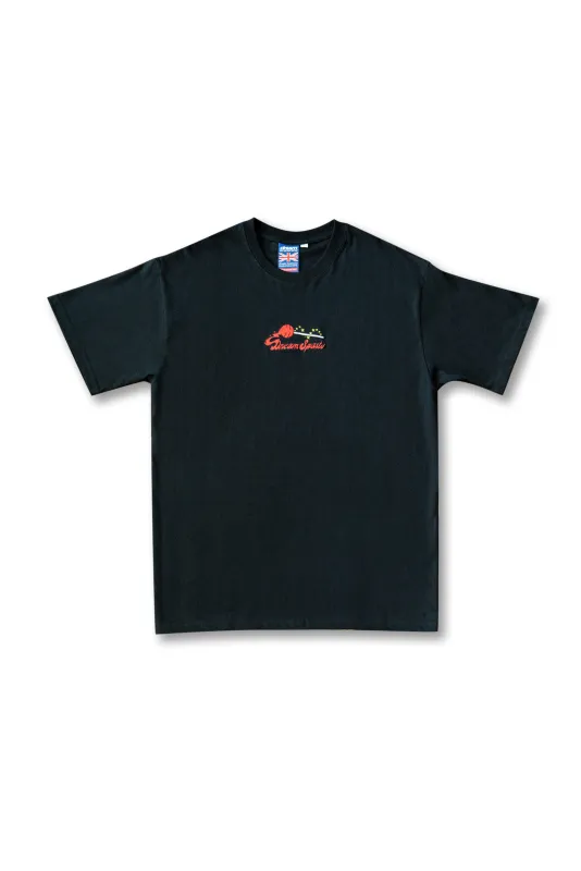 Premium Short Sleeved T-Shirt Black with Lollipop Embroidery sold by Dream But Do Not Sleep