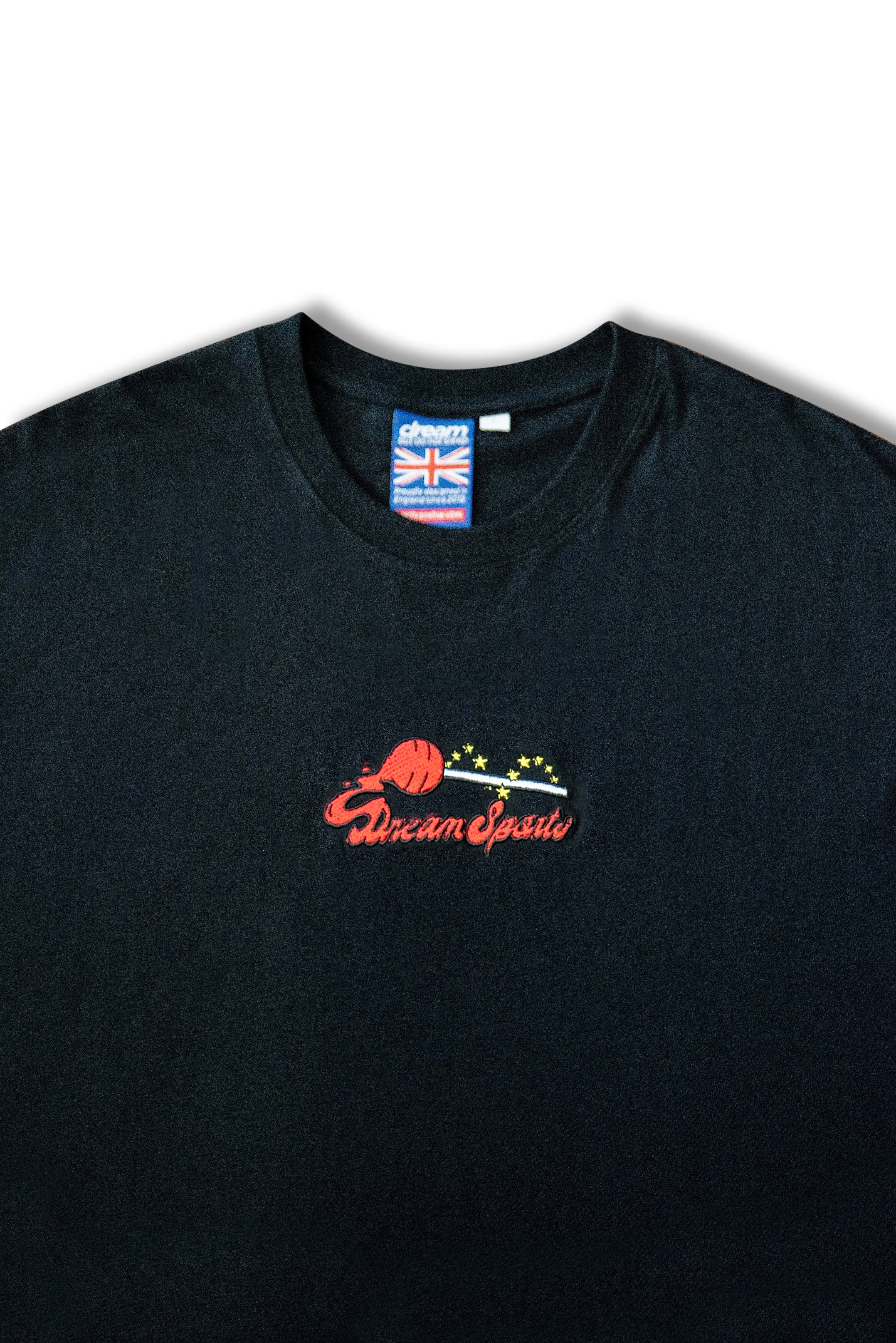 Premium Short Sleeved T-Shirt Black with Lollipop Embroidery sold by Dream But Do Not Sleep product image thumbnail 2