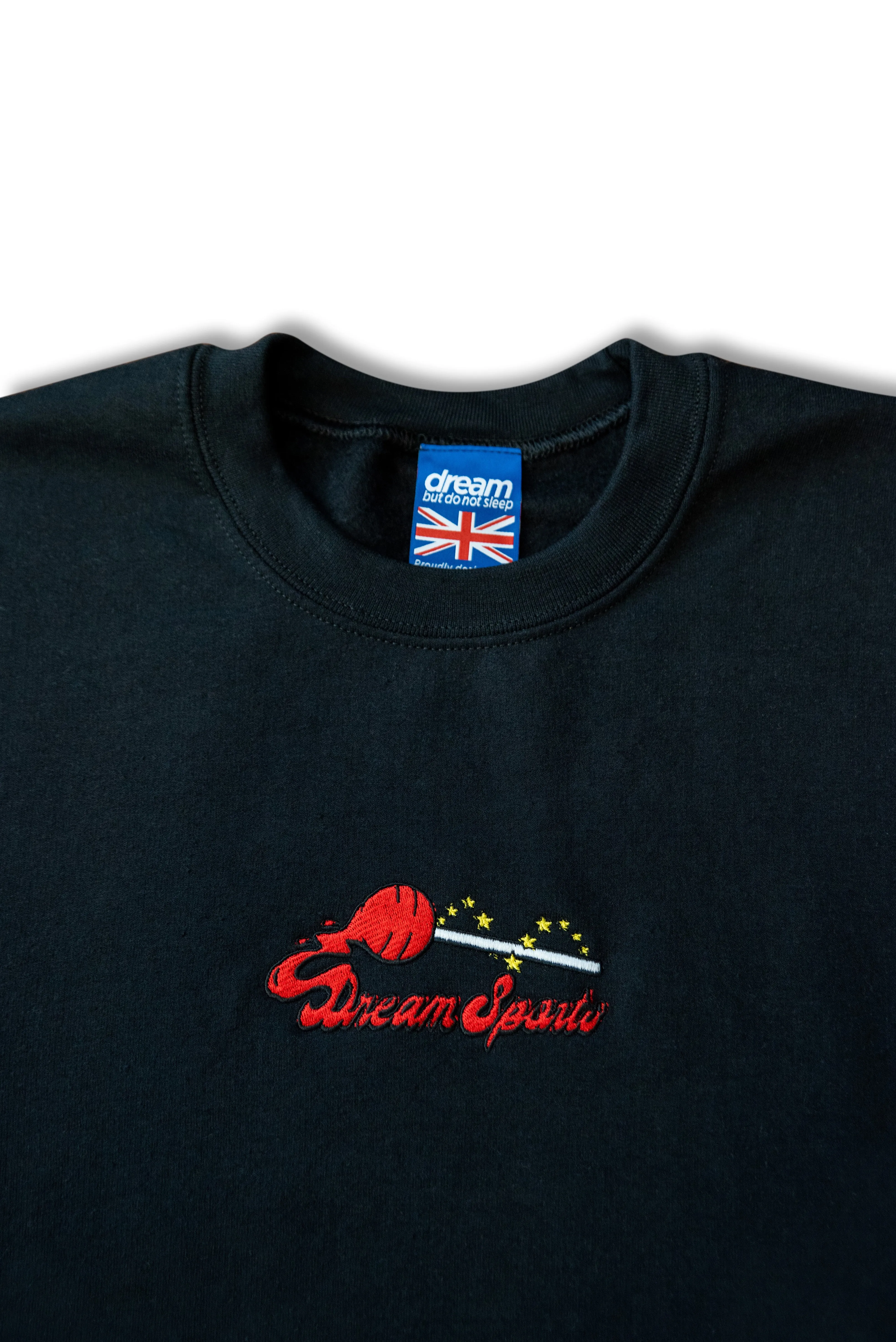 440gsm Sweatshirt in Black with Lollipop Embroidery sold by Dream But Do Not Sleep product image thumbnail 2