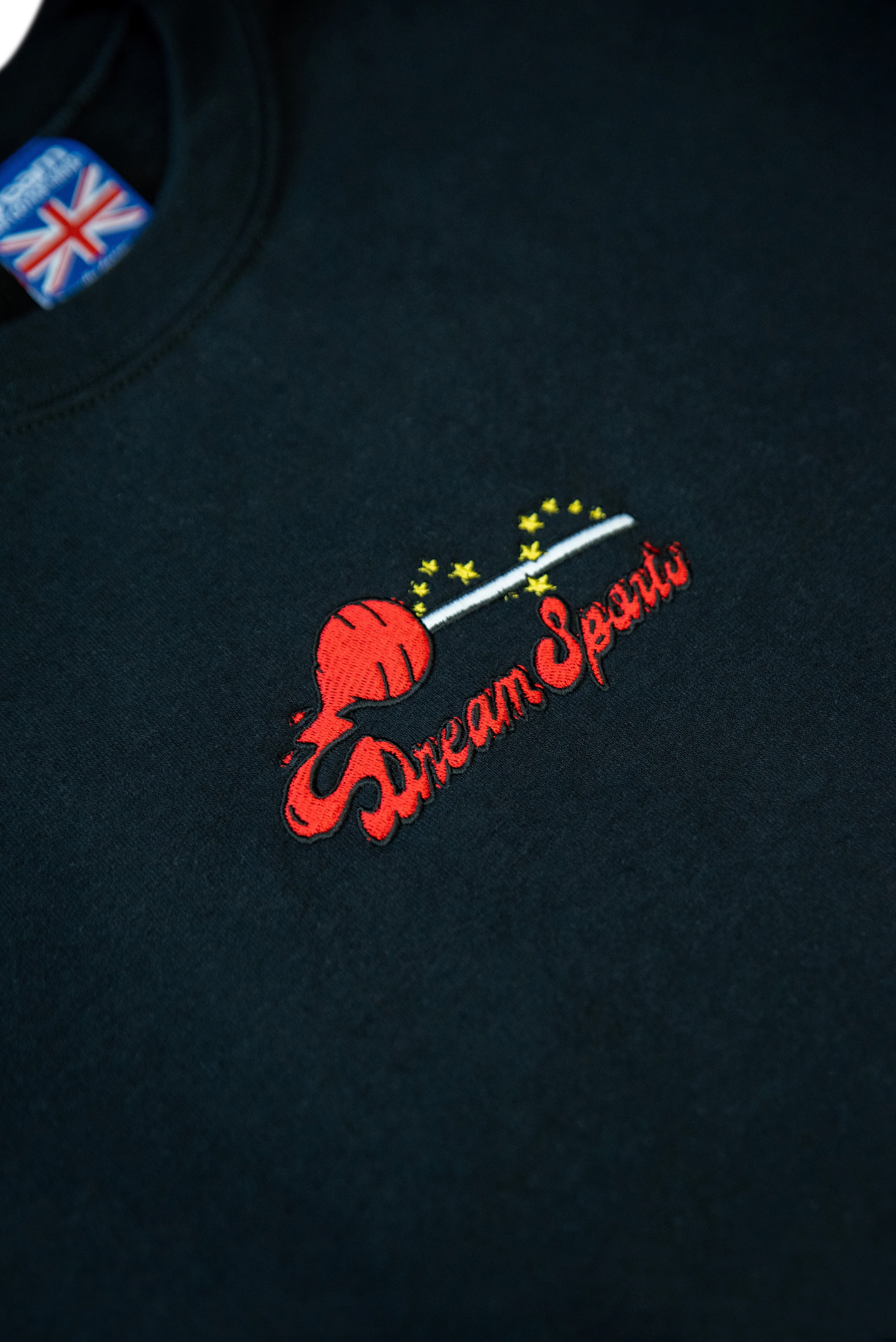 440gsm Sweatshirt in Black with Lollipop Embroidery sold by Dream But Do Not Sleep product image thumbnail 3