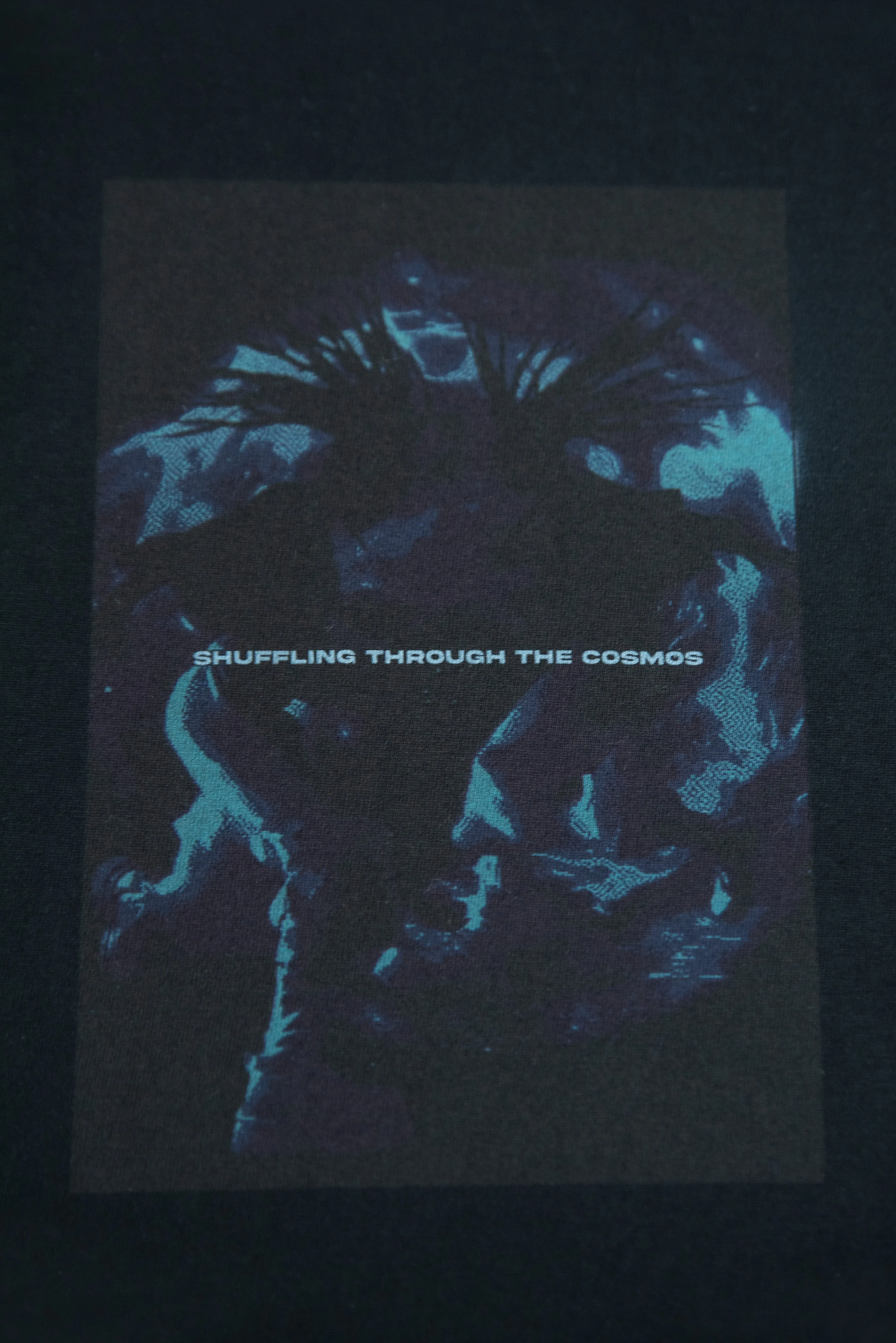 240gsm Short Sleeved T-Shirt Black Shuffling Through The Cosmos sold by Dream But Do Not Sleep product image thumbnail 3