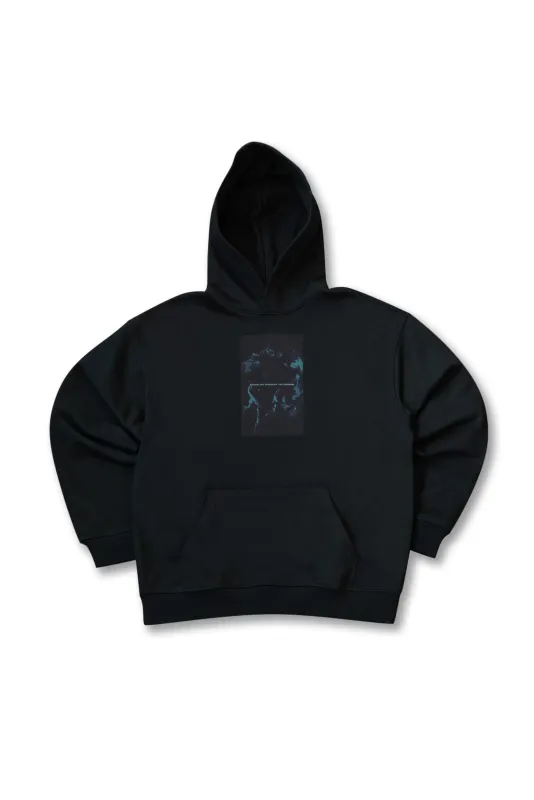 Premium Hoodie in Black Shuffling Through The Cosmos sold by Dream But Do Not Sleep