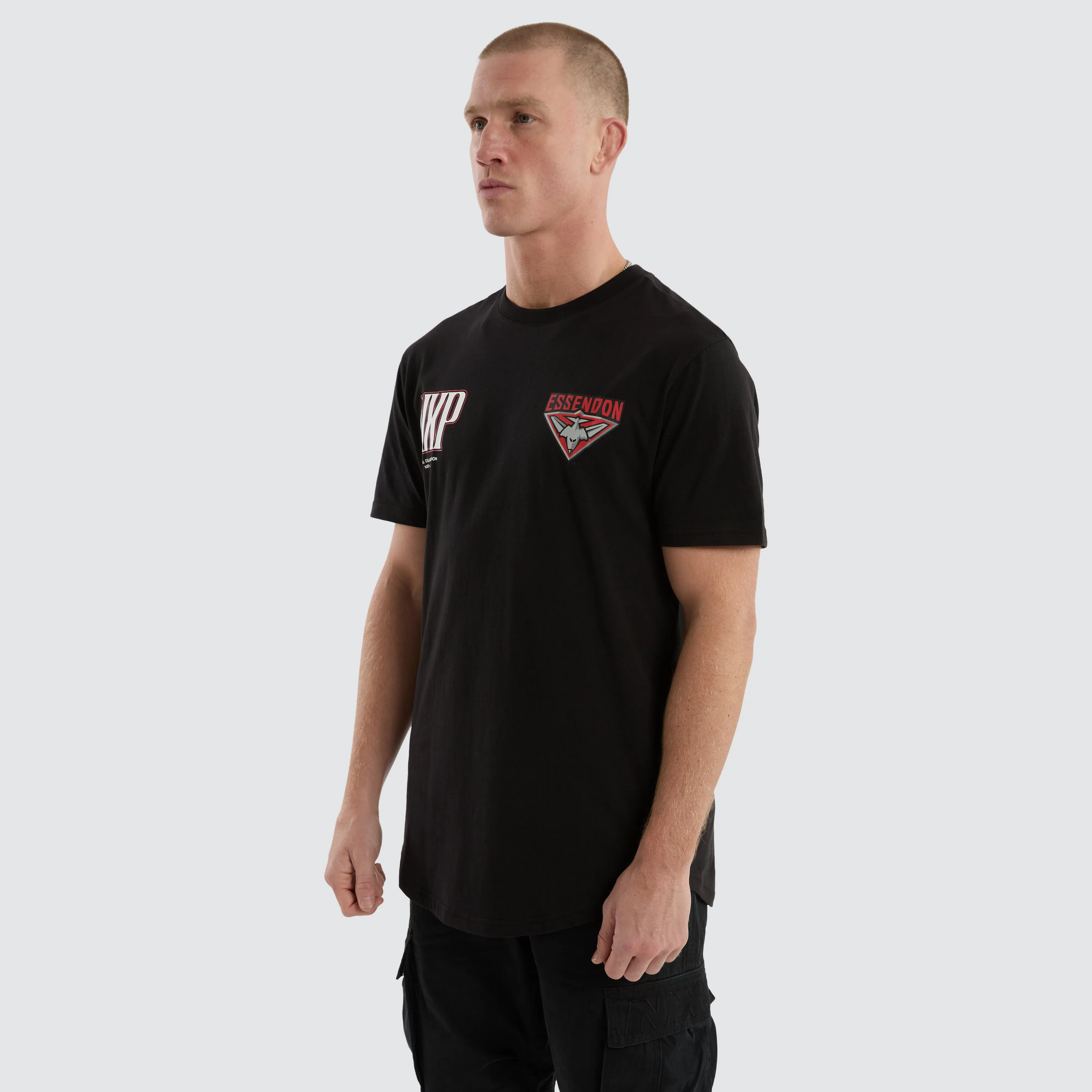 Essendon Bombers Legend Tee Jet Black sold by Nena and Pasadena product image thumbnail 3