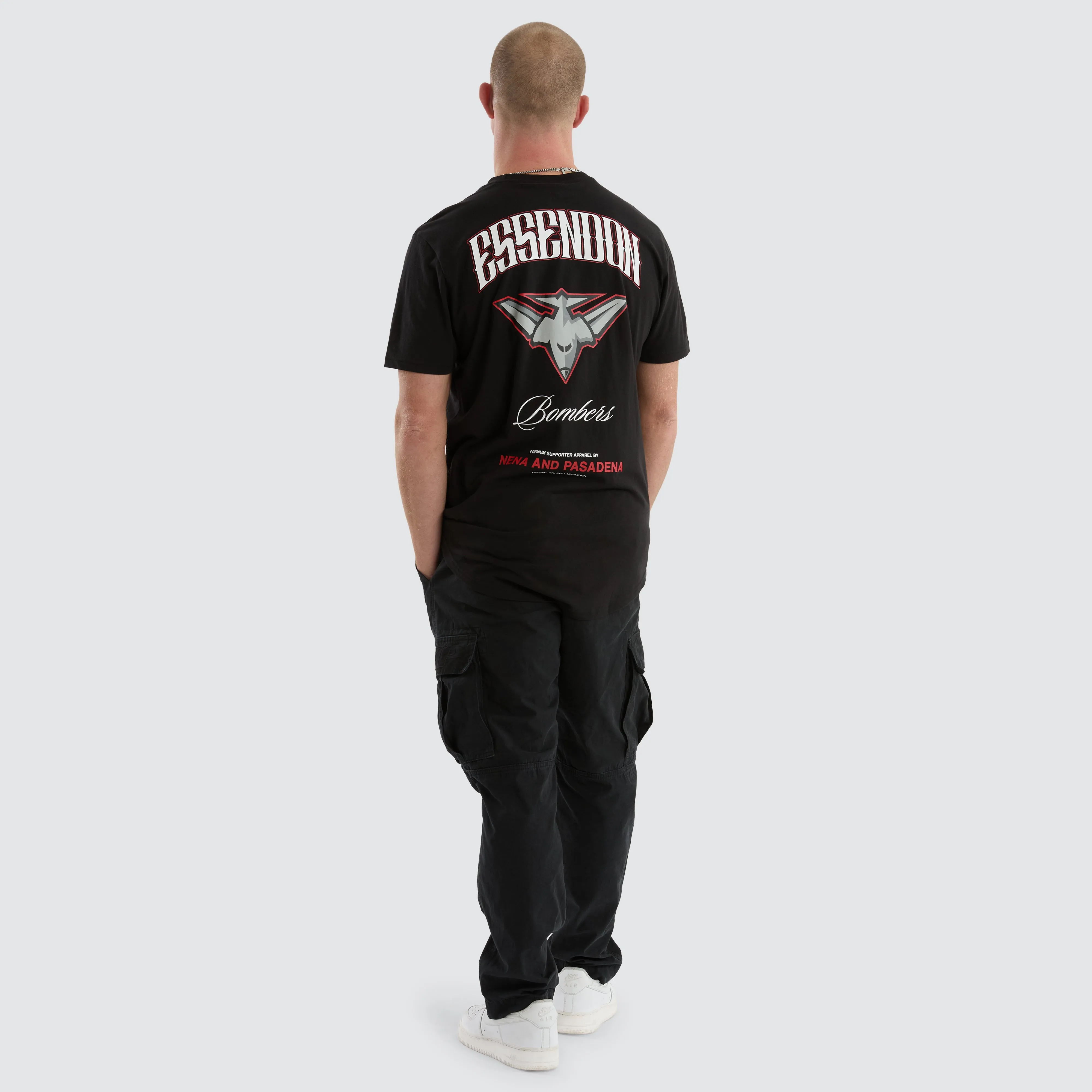 Essendon Bombers Legend Tee Jet Black sold by Nena and Pasadena product image thumbnail 5