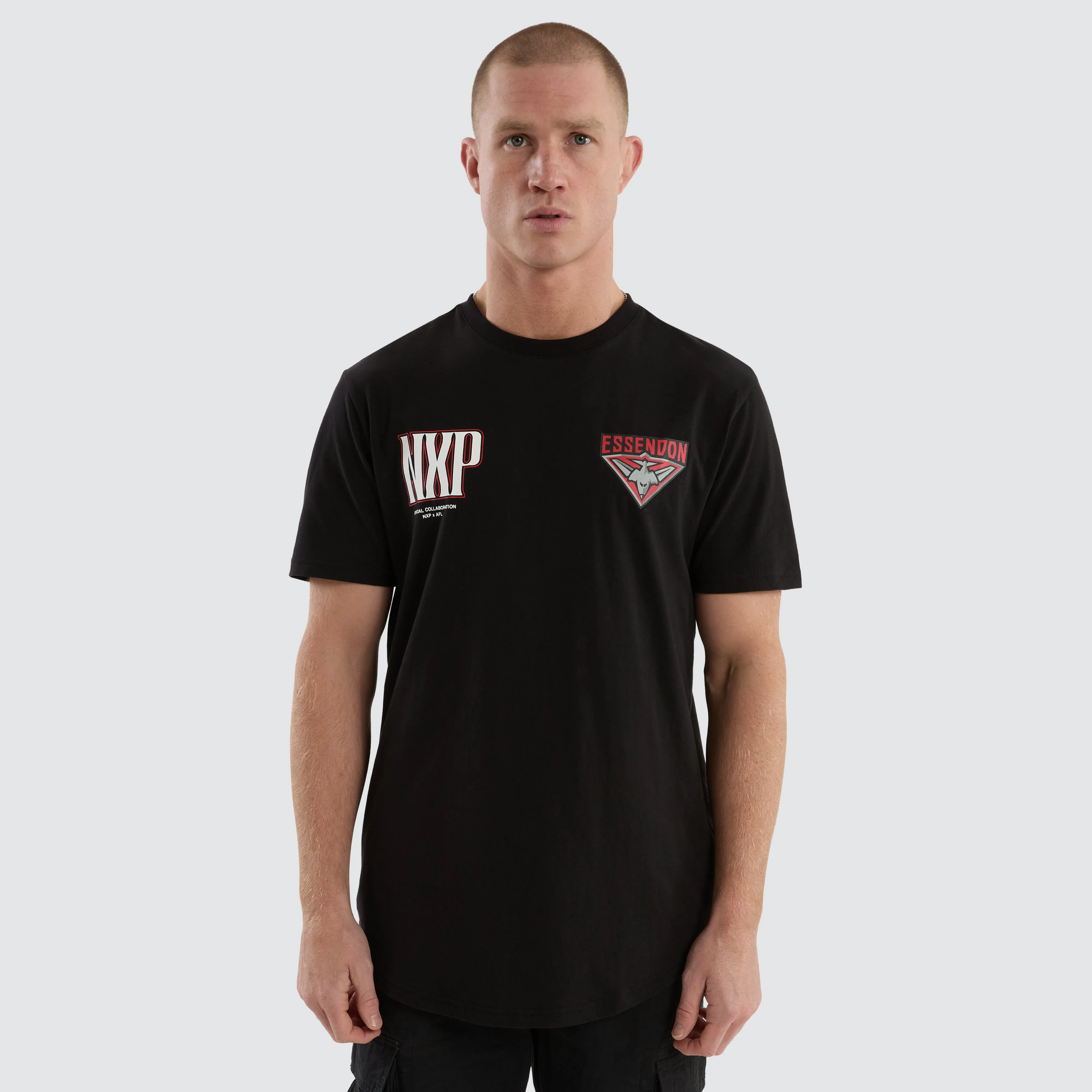 Essendon Bombers Legend Tee Jet Black sold by Nena and Pasadena product image thumbnail 4