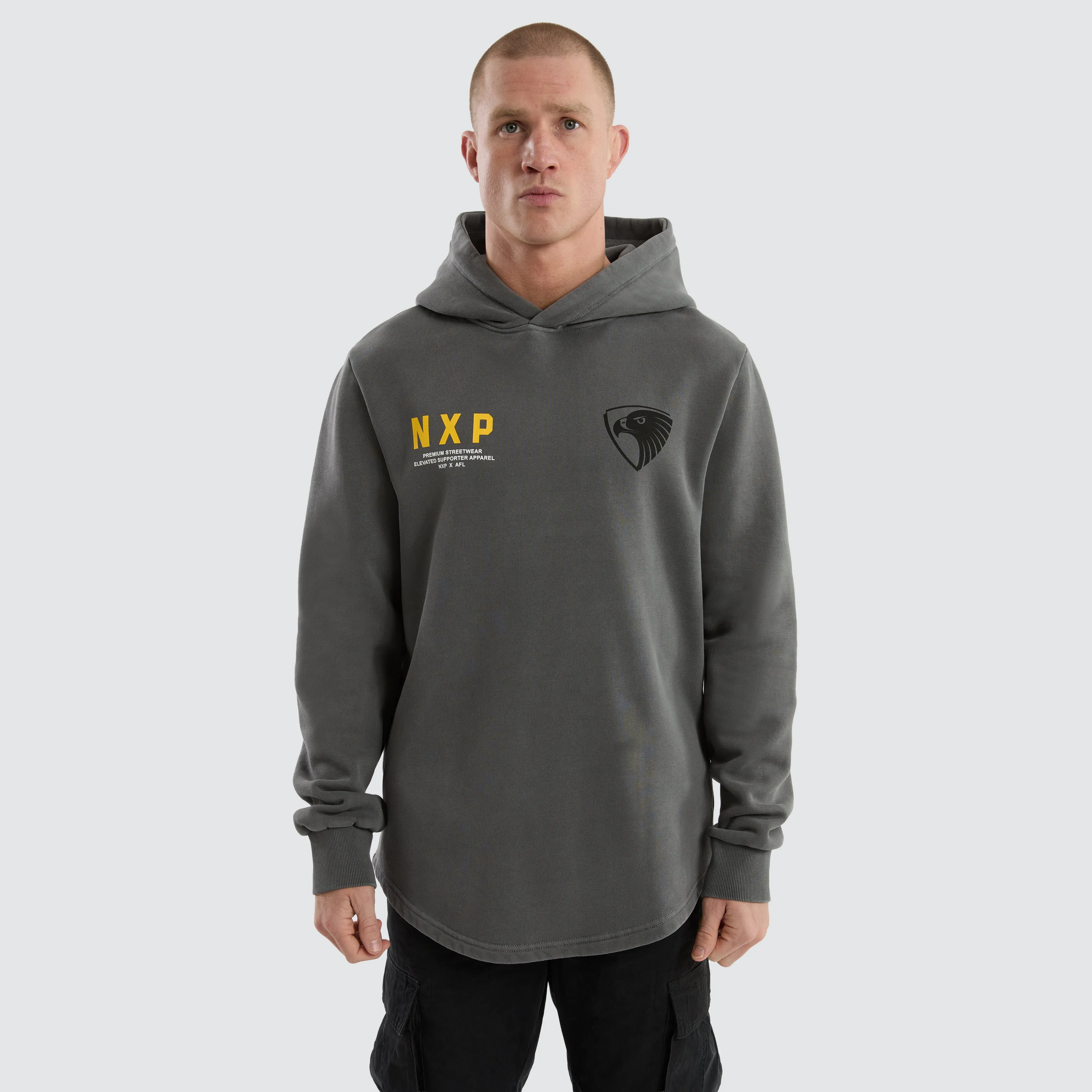 Hawthorn Hawks Grand Hoodie Pigment Charcoal sold by Nena and Pasadena product image thumbnail 4