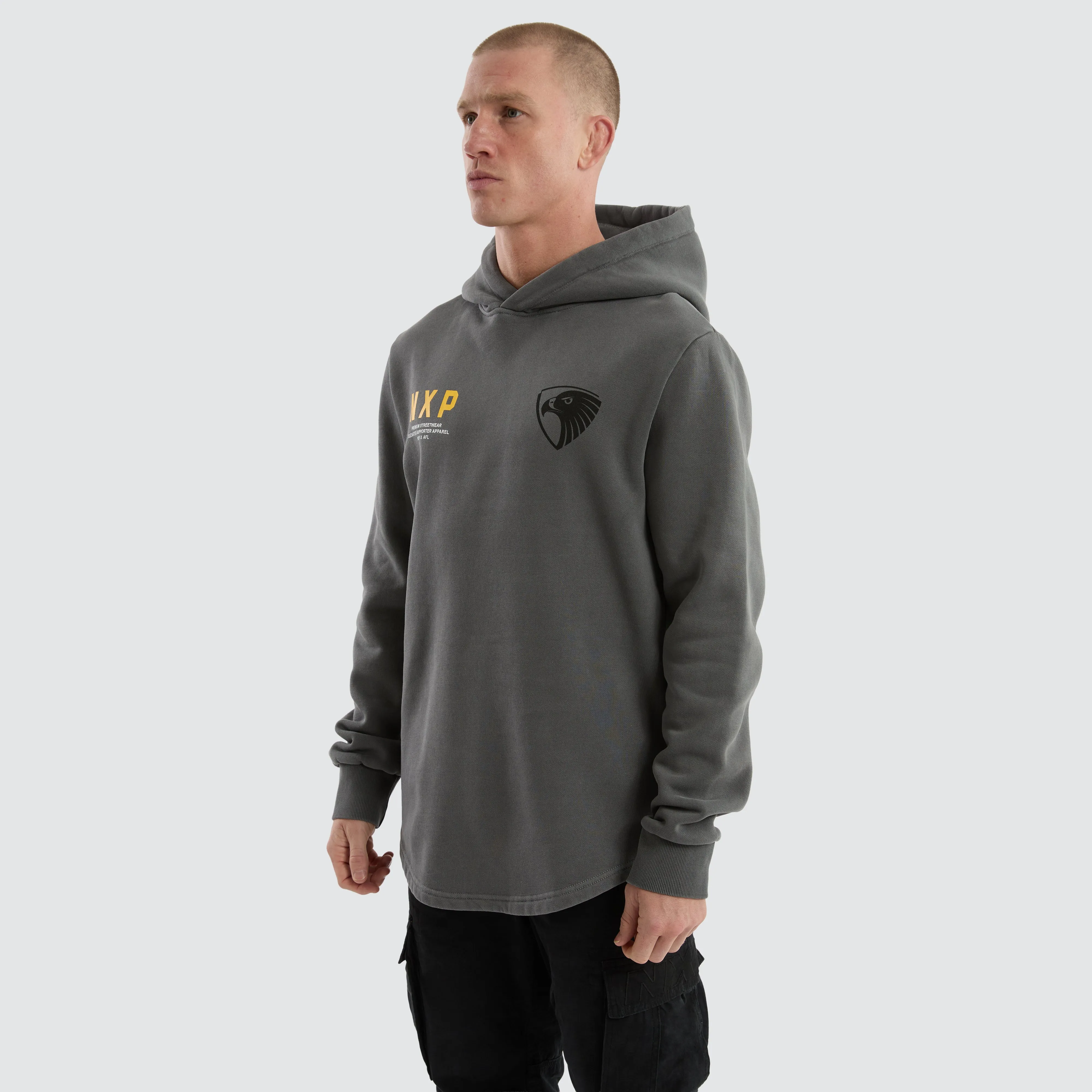 Hawthorn Hawks Grand Hoodie Pigment Charcoal sold by Nena and Pasadena product image thumbnail 3