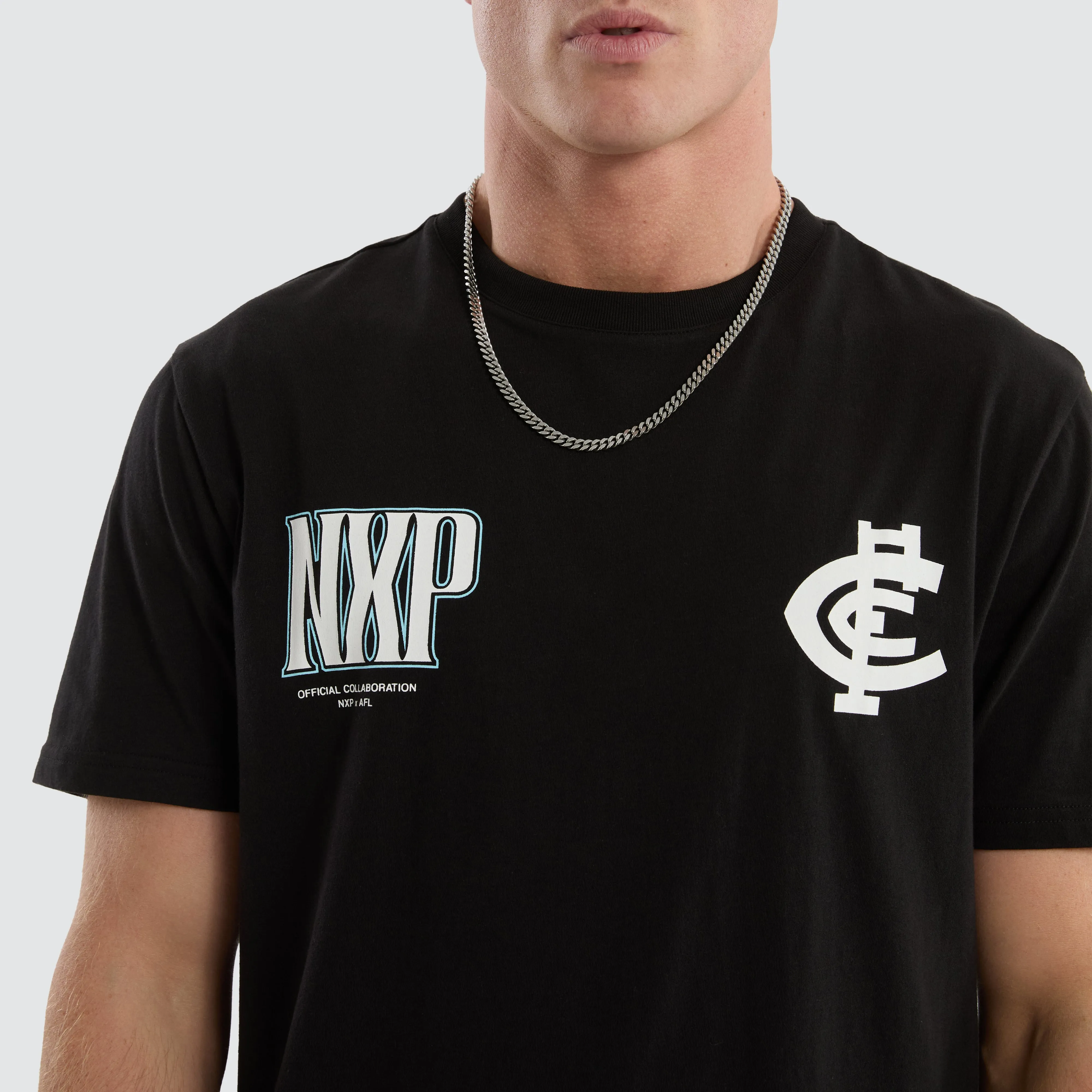Carlton Blues AFL Legend Tee Jet Black sold by Nena and Pasadena product image thumbnail 4