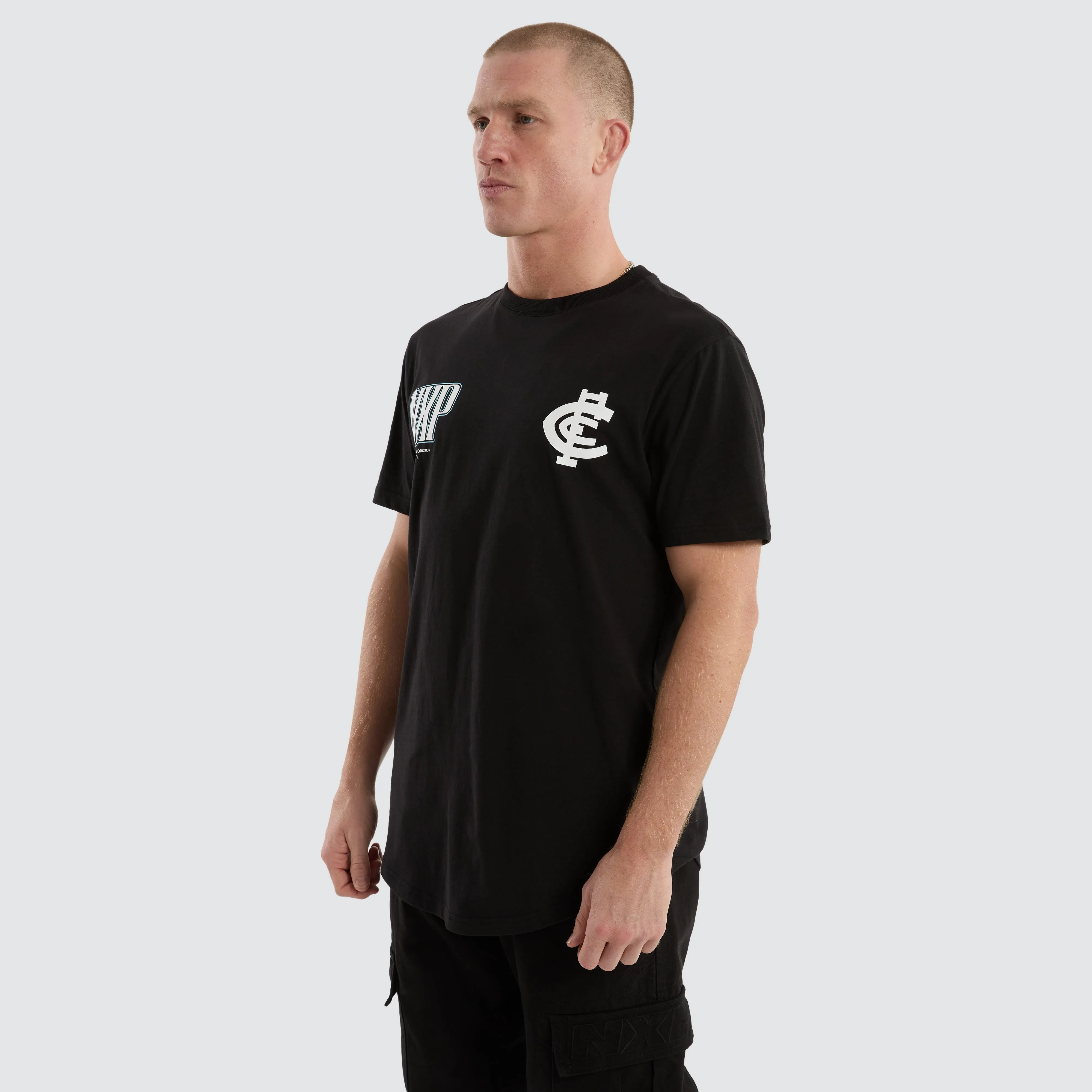 Carlton Blues AFL Legend Tee Jet Black sold by Nena and Pasadena product image thumbnail 3
