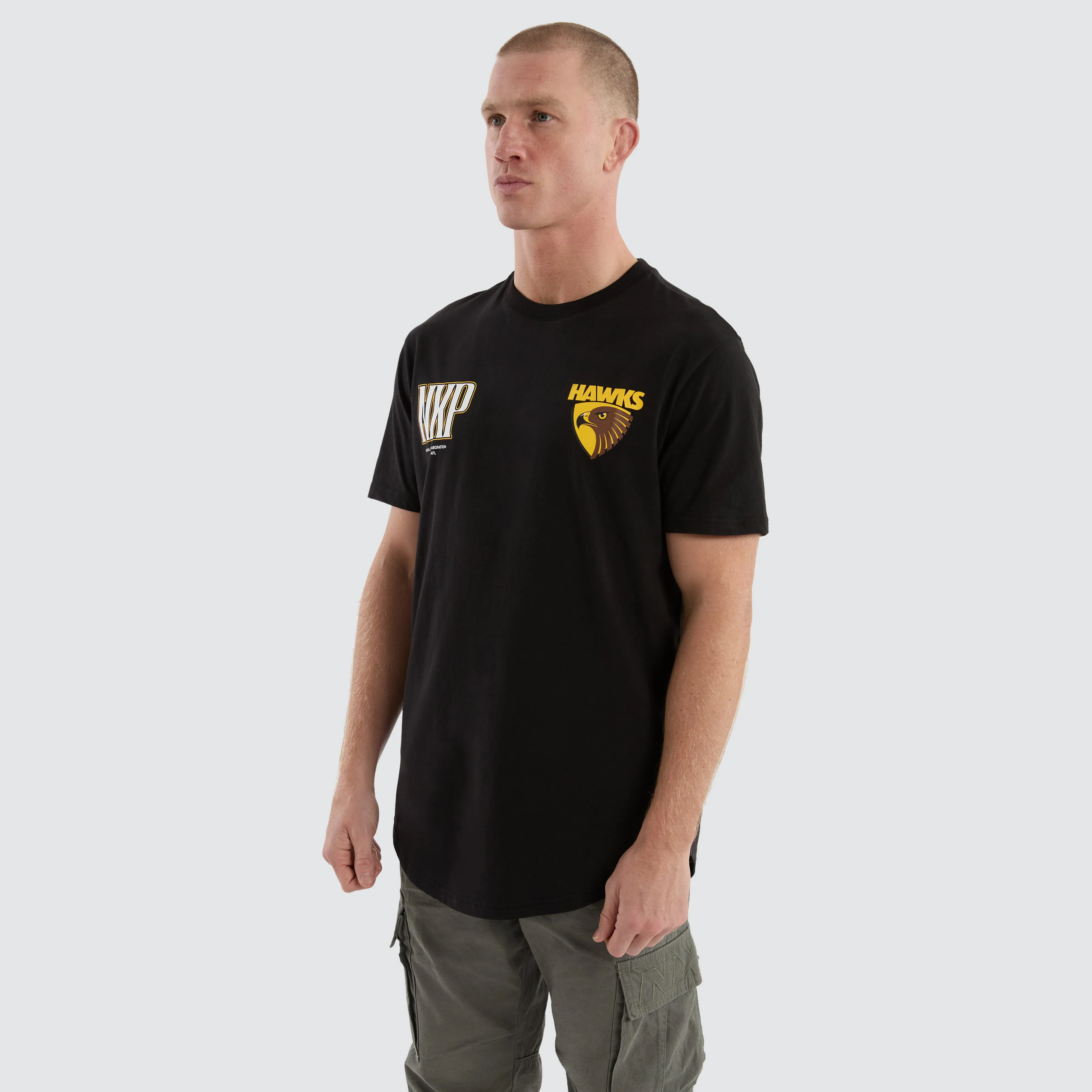 Hawthorn Hawks Legend Tee Jet Black sold by Nena and Pasadena product image thumbnail 3